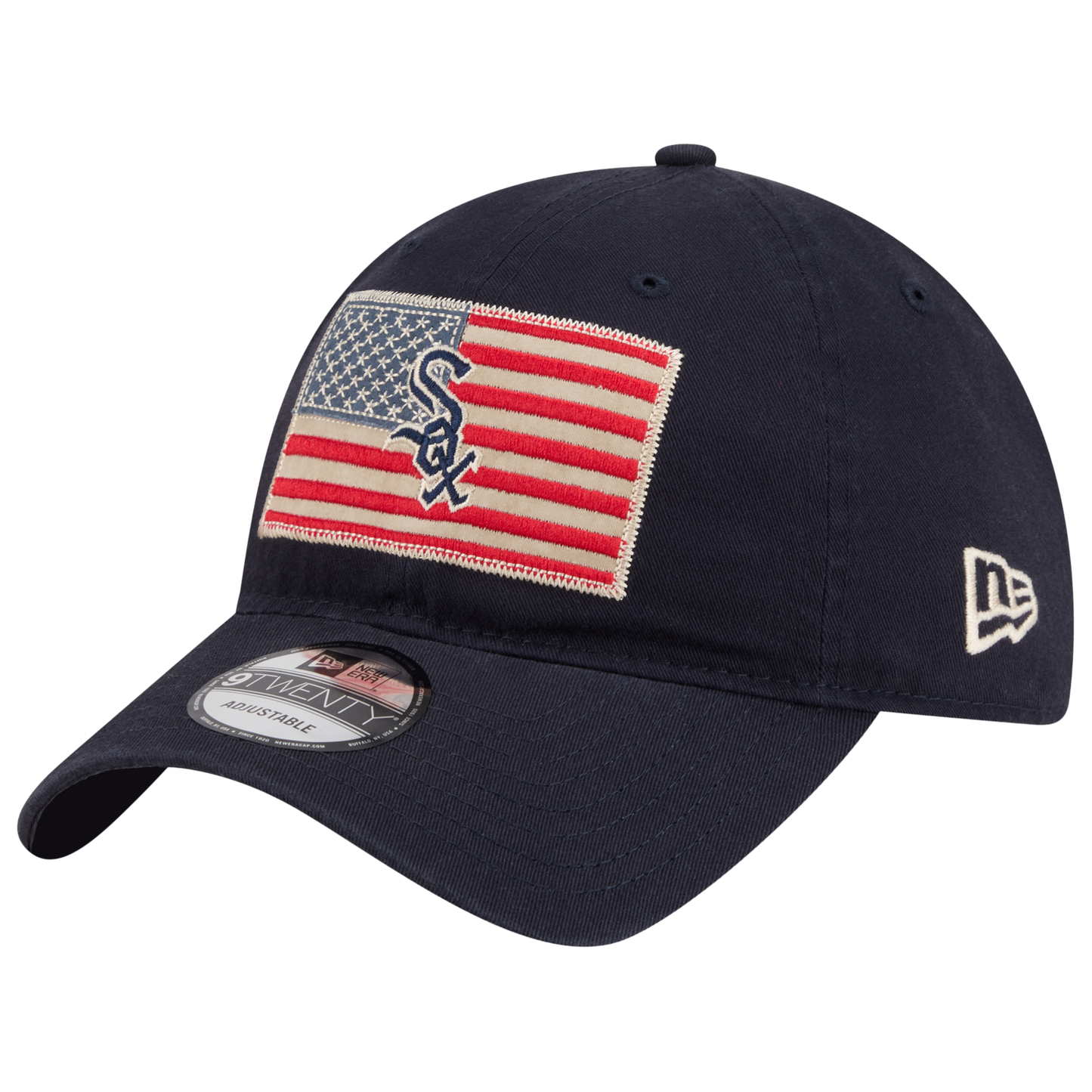 New Era White Sox AM 920 Cap - Men's - Navy/Red/White