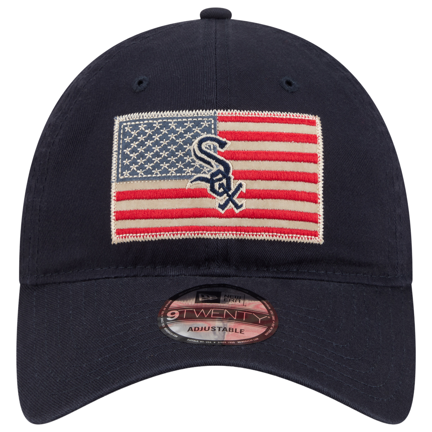 New Era White Sox AM 920 Cap - Men's - Navy/Red/White