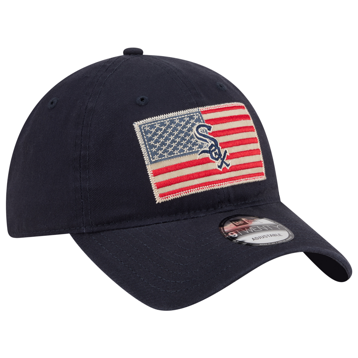 New Era White Sox AM 920 Cap - Men's - Navy/Red/White