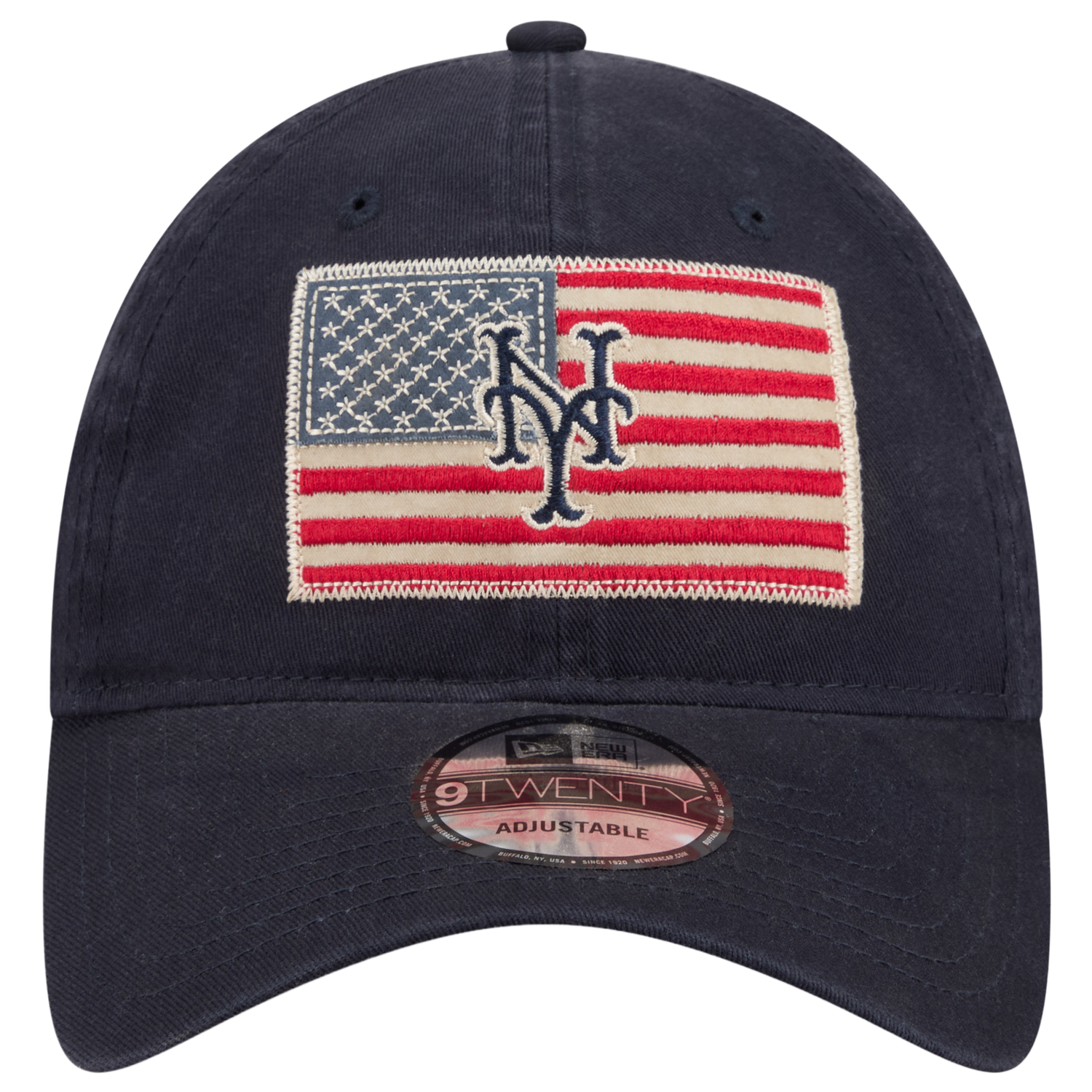 New Era Mets AM 920 Cap - Men's - Navy/Red/White