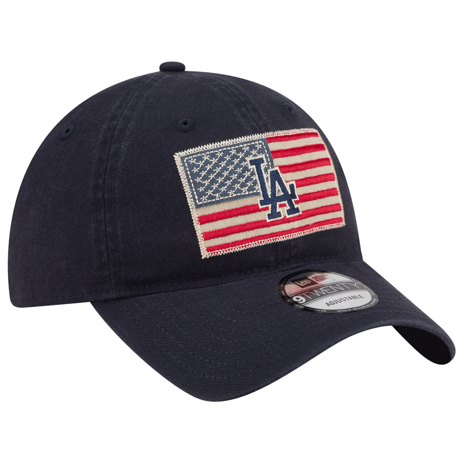 New Era Dodgers AM 920 Cap - Men's - Navy/Red/White