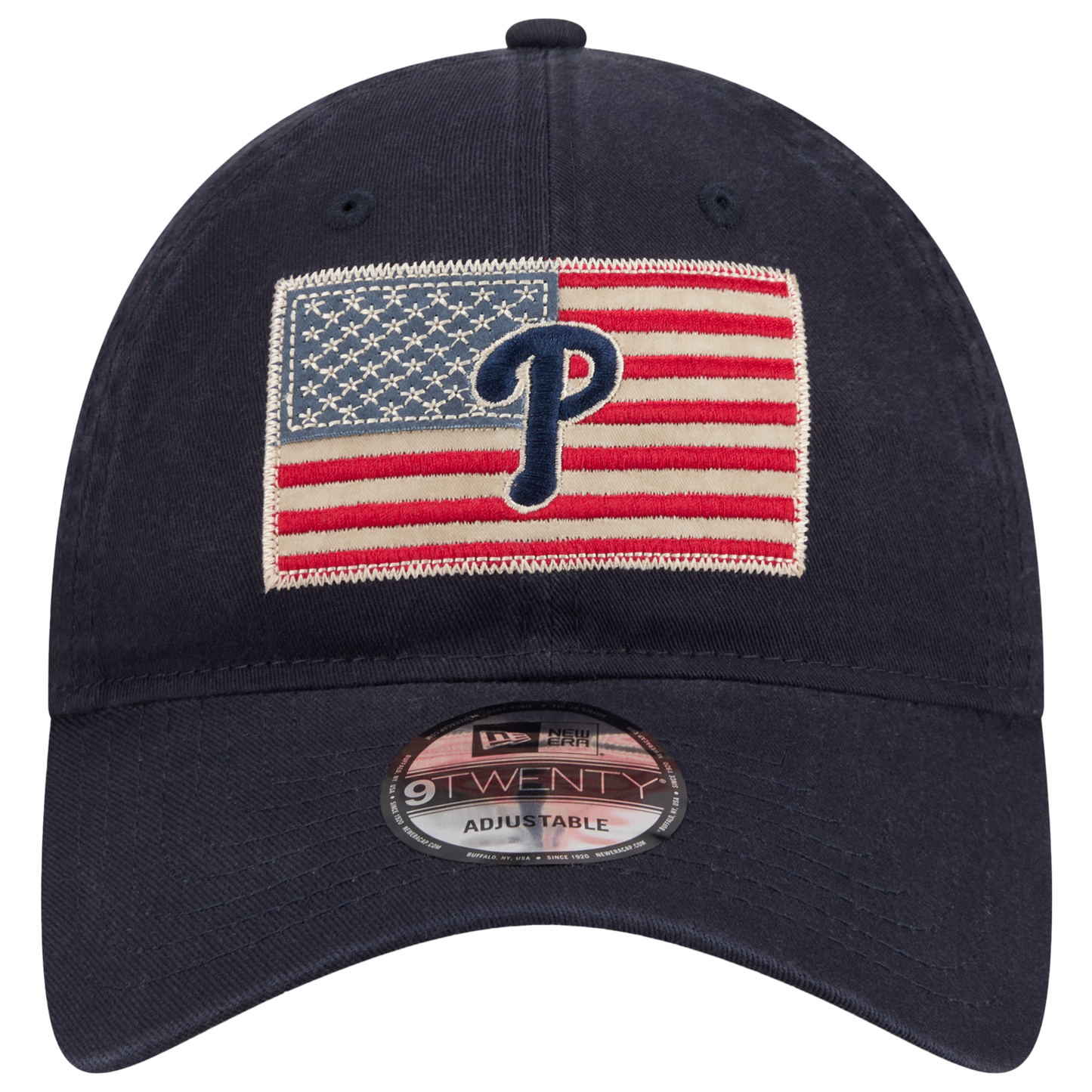 New Era Phillies AM 920 Cap - Men's - Navy/Red/White