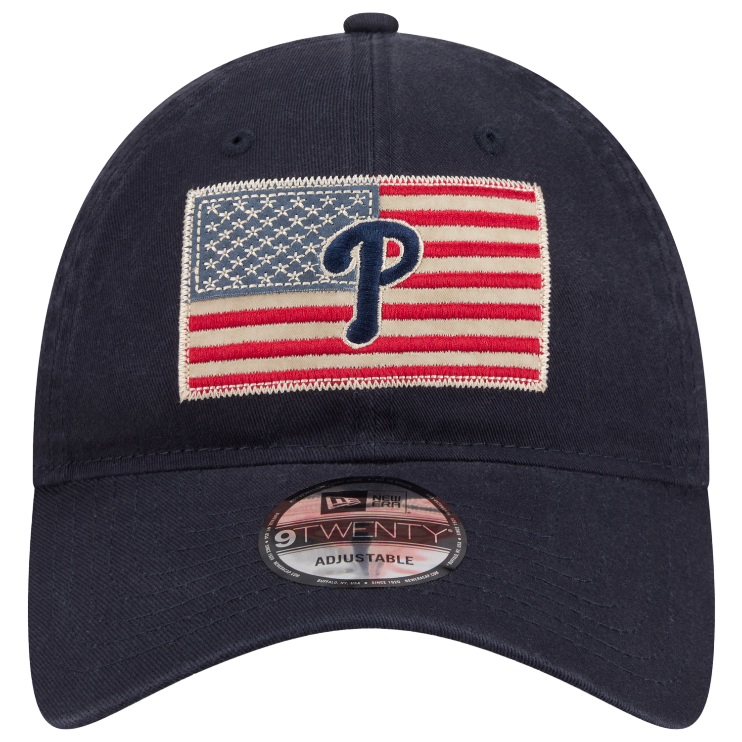 New Era Phillies AM 920 Cap - Men's - Navy/Red/White