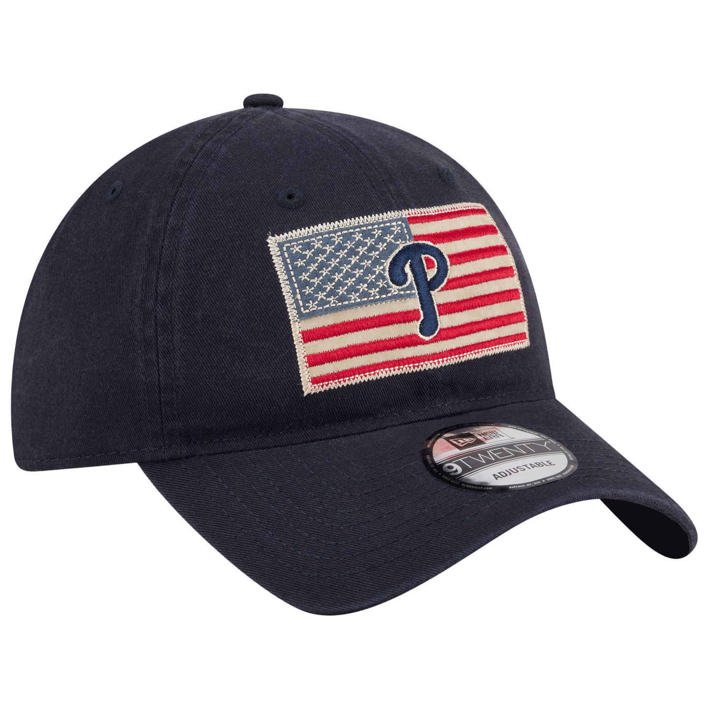 New Era Phillies AM 920 Cap - Men's - Navy/Red/White