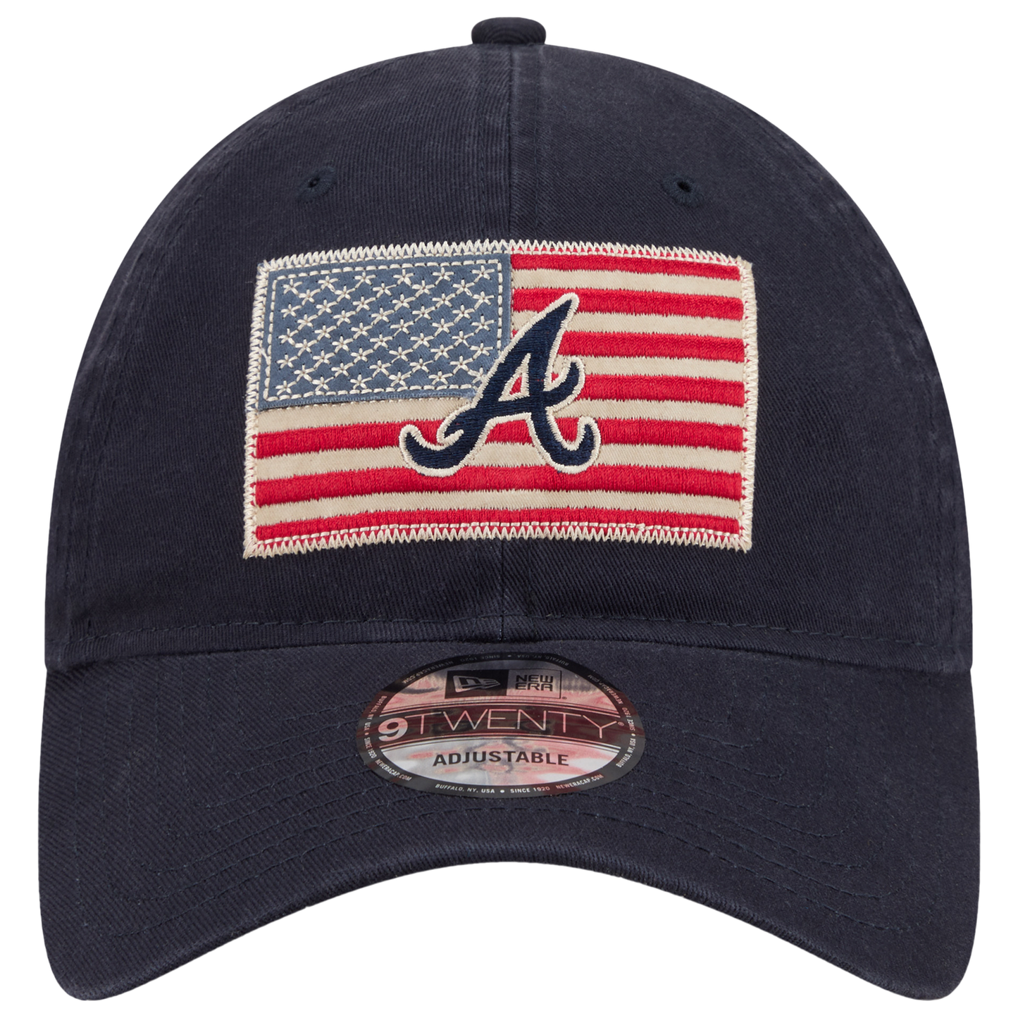 New Era Braves AM 920 Cap - Men's - Navy/Red/White