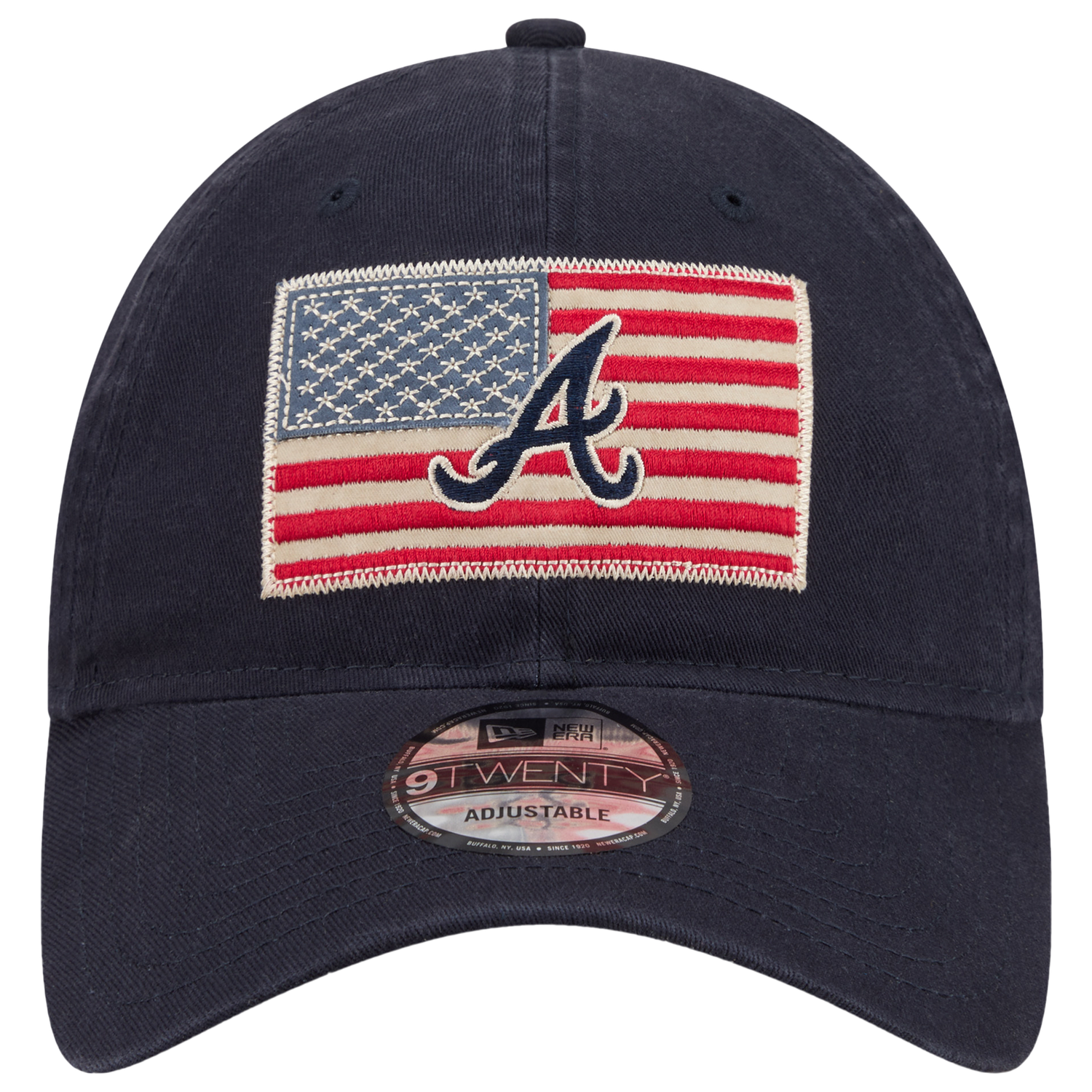 New Era Braves AM 920 Cap - Men's - Navy/Red/White