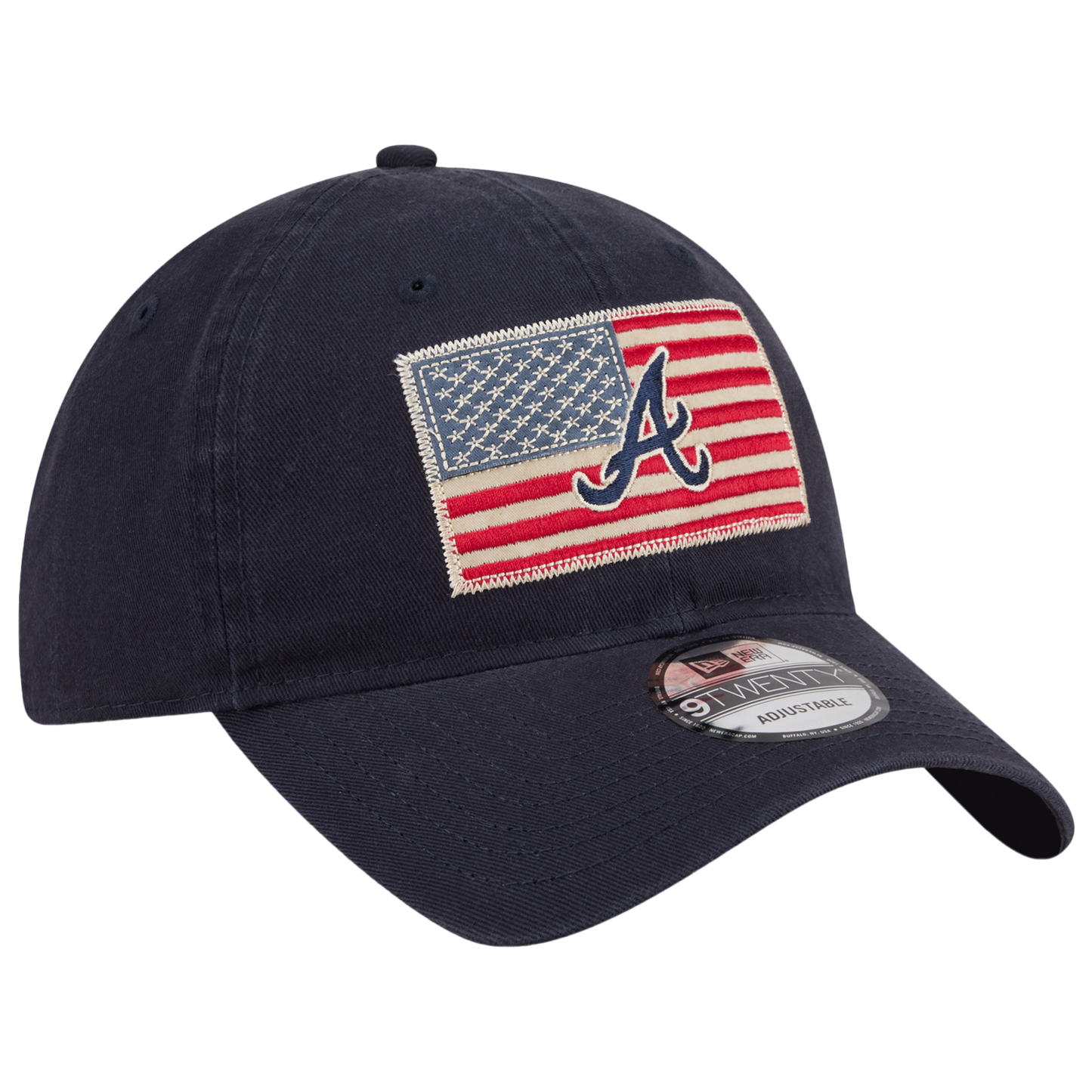 New Era Braves AM 920 Cap - Men's - Navy/Red/White