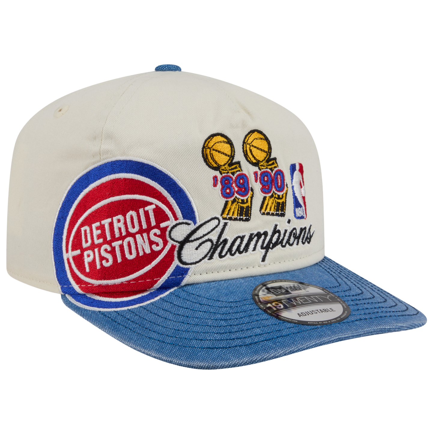 New Era Pistons HWC 1920 Cap - Men's - Tan/Blue/Red