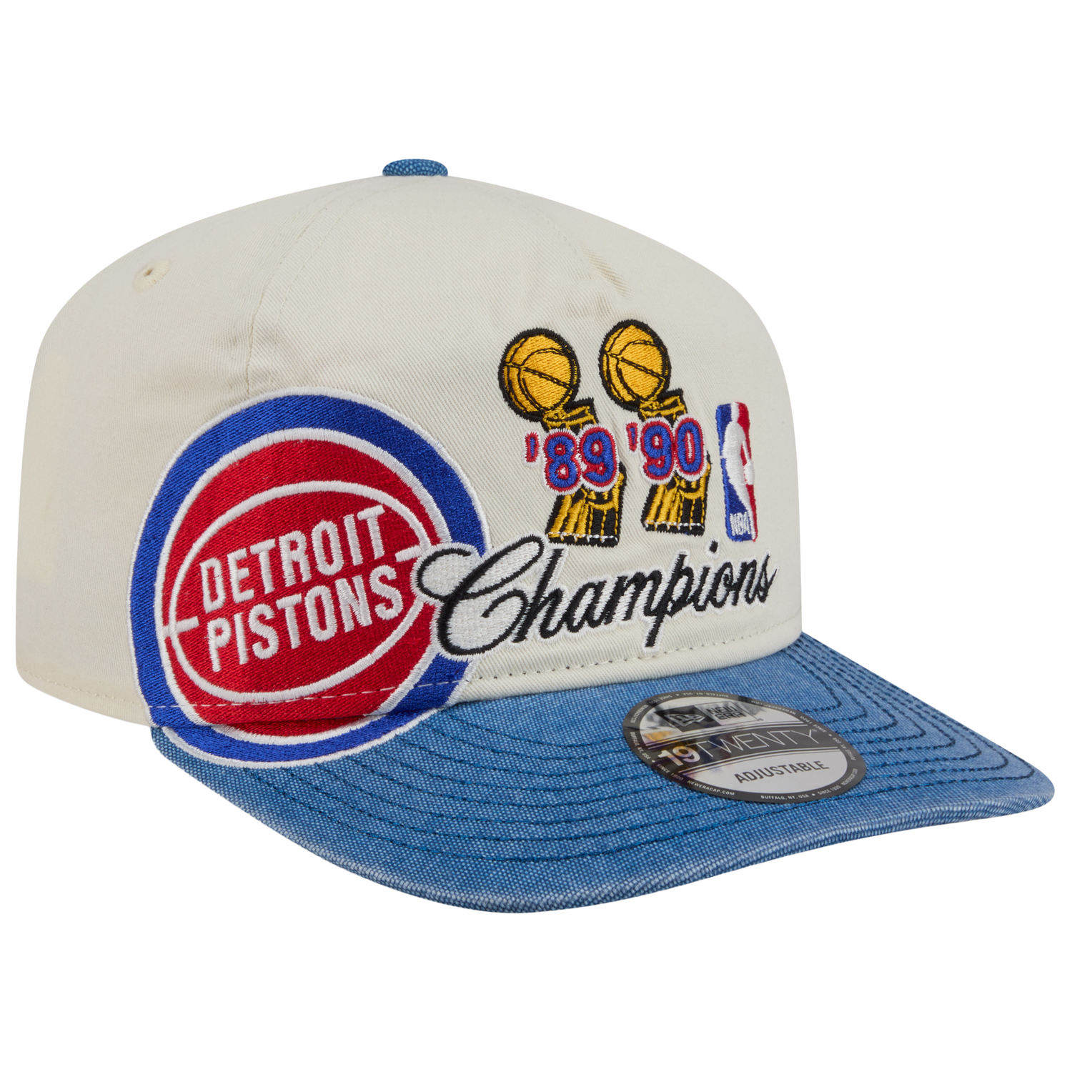 New Era Pistons HWC 1920 Cap - Men's - Tan/Blue/Red