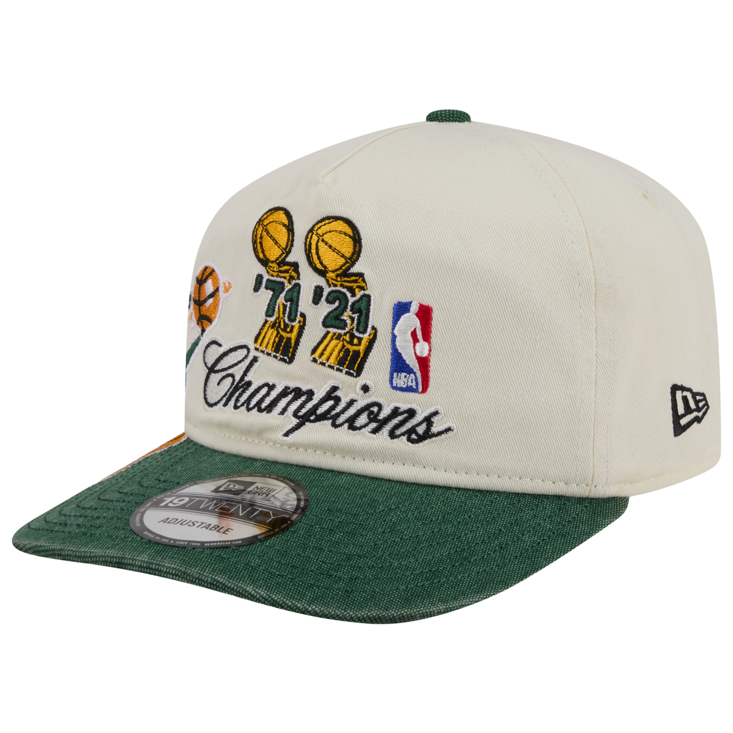 New Era Bucks HWC 1920 Cap - Men's - Tan/Green