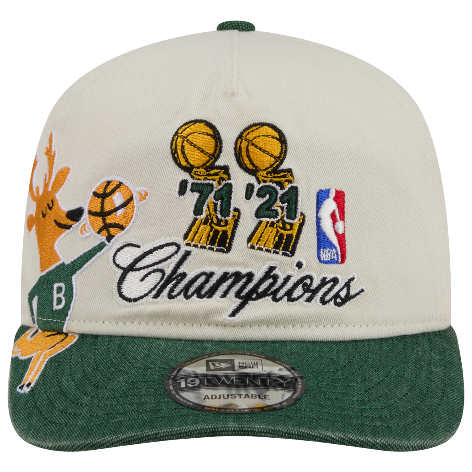 New Era Bucks HWC 1920 Cap - Men's - Tan/Green