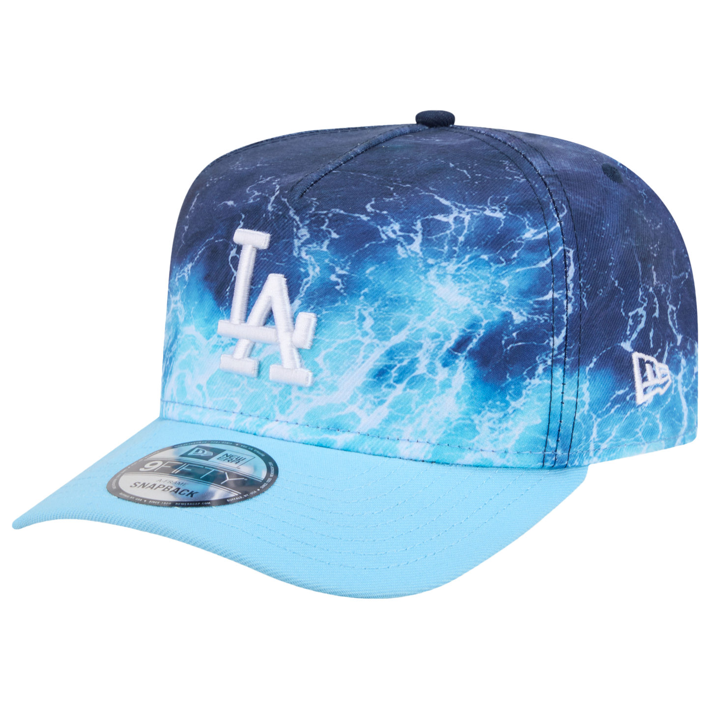 New Era Dodgers Deep Water 950 A Frame Cap - Men's - Teal/Blue