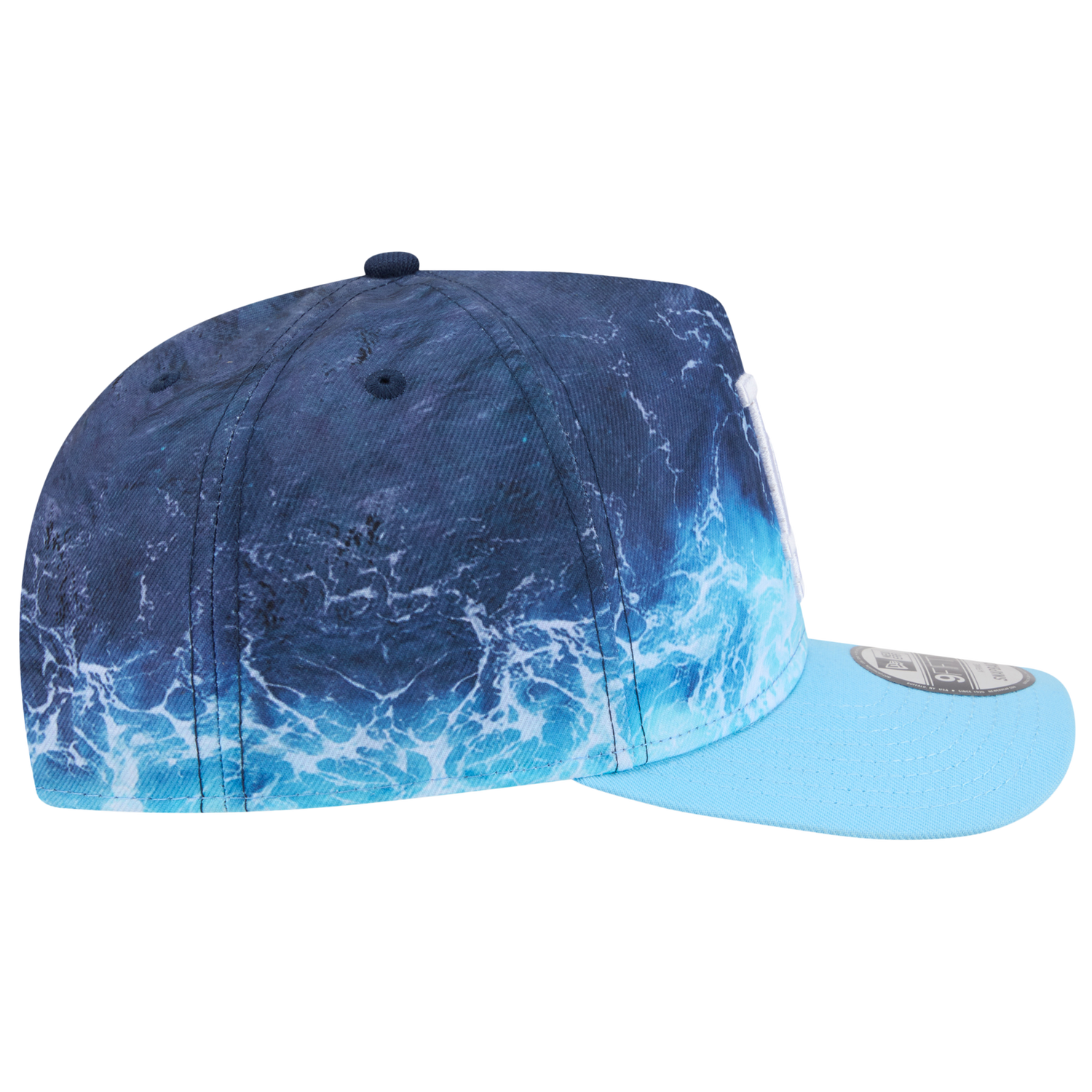 New Era Dodgers Deep Water 950 A Frame Cap - Men's - Teal/Blue