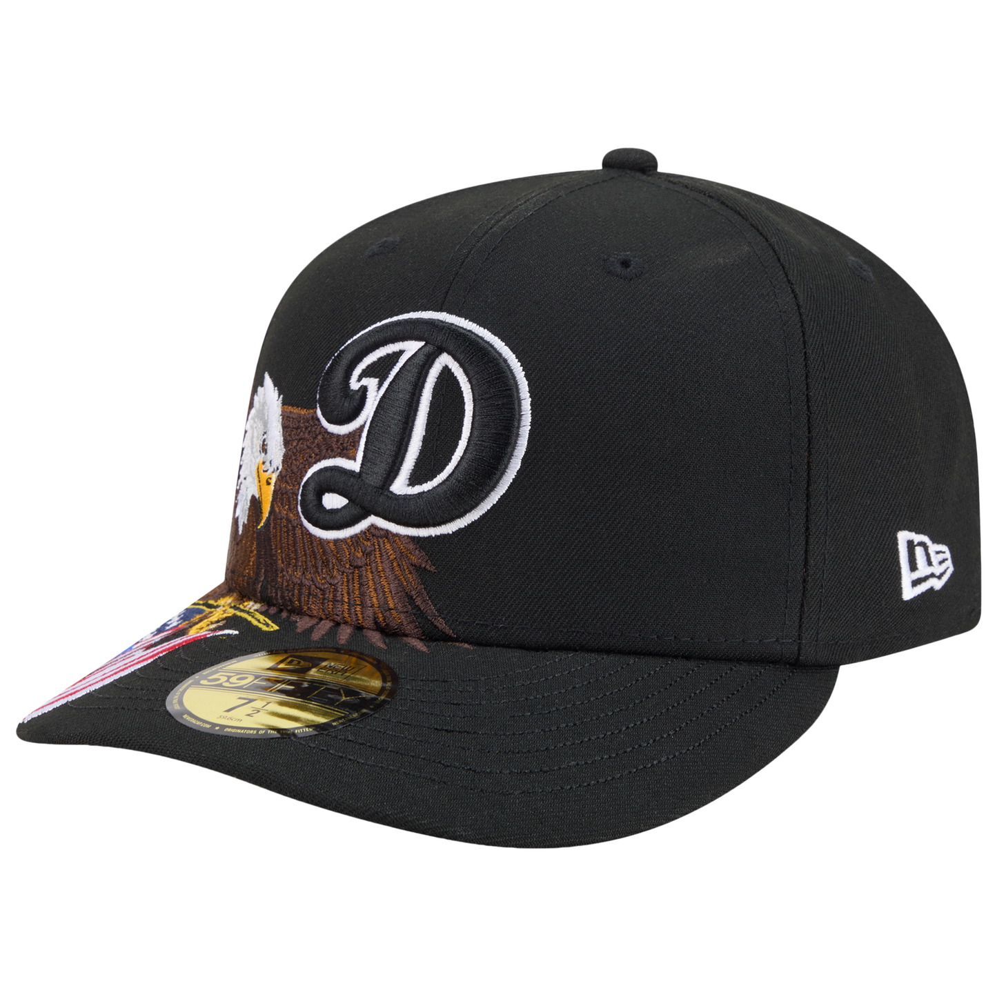 New Era Dodgers AM 5950 Cap - Men's - Black/White/Brown