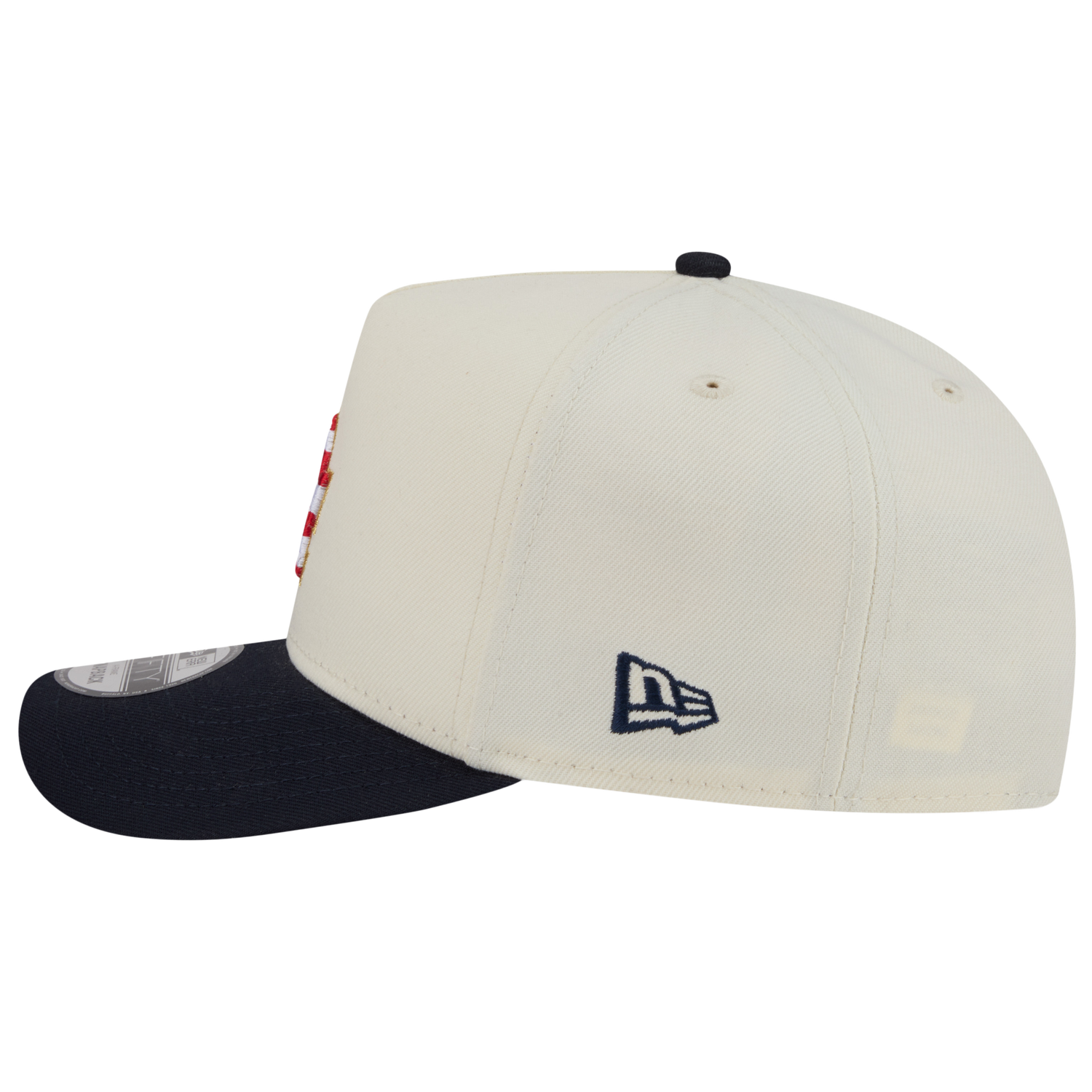 New Era Dodgers AM 950 A Frame Cap - Men's - White/Navy/Red
