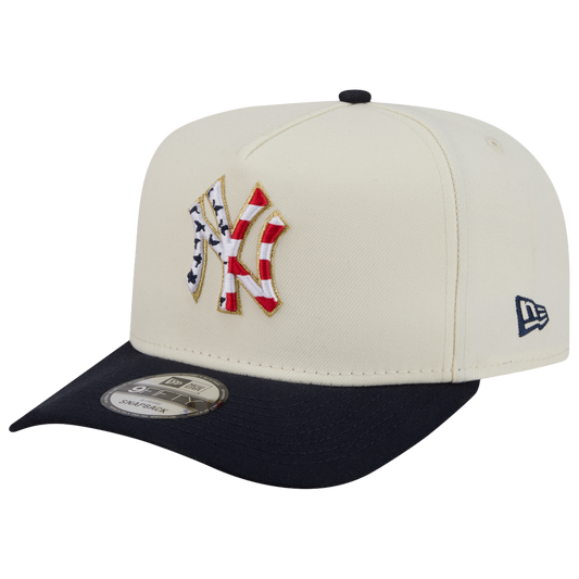 New Era Yankees AM 950 A Frame Cap - Men's - White/Red/Navy