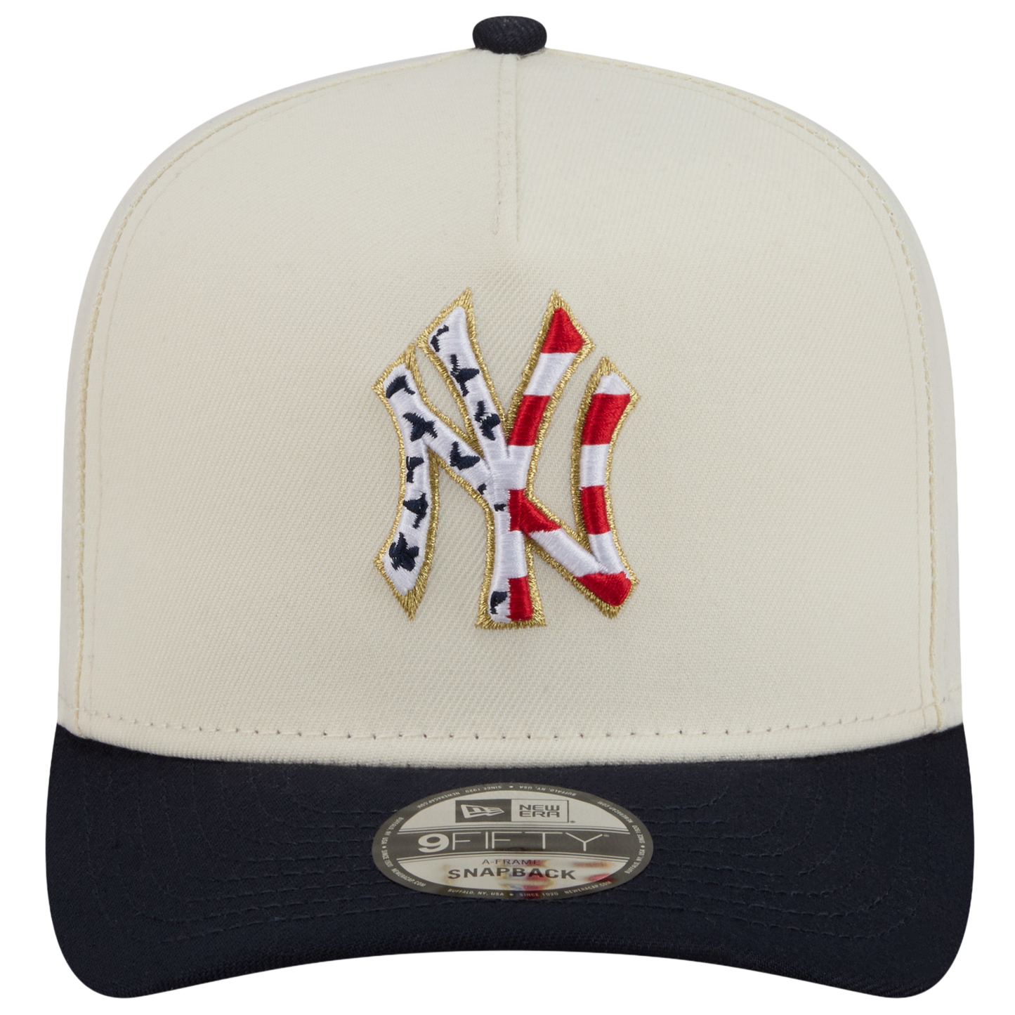 New Era Yankees AM 950 A Frame Cap - Men's - White/Red/Navy