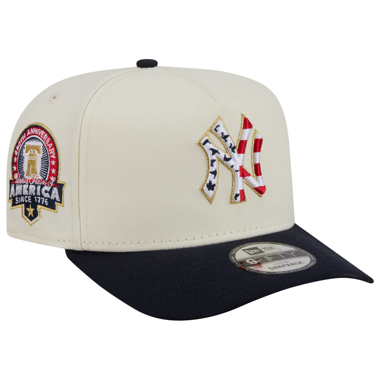 New Era Yankees AM 950 A Frame Cap - Men's - White/Red/Navy