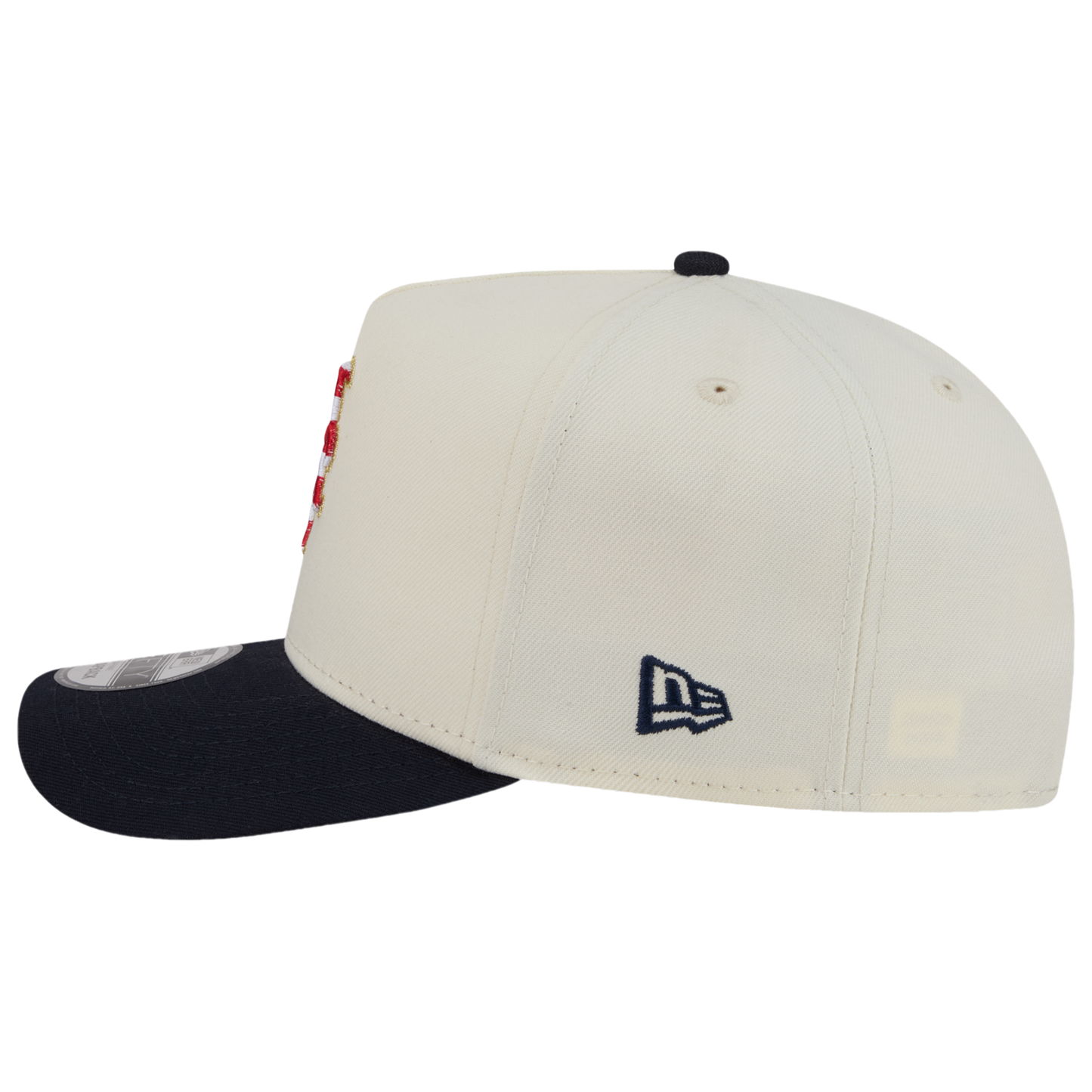 New Era Mets AM 950 A Frame Cap - Men's - White/Navy/Red