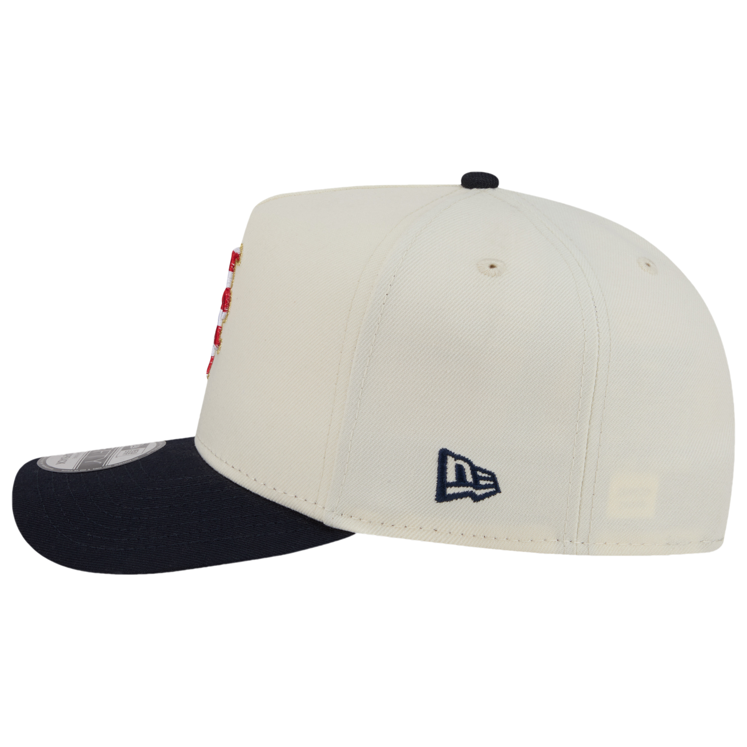 New Era Mets AM 950 A Frame Cap - Men's - White/Navy/Red