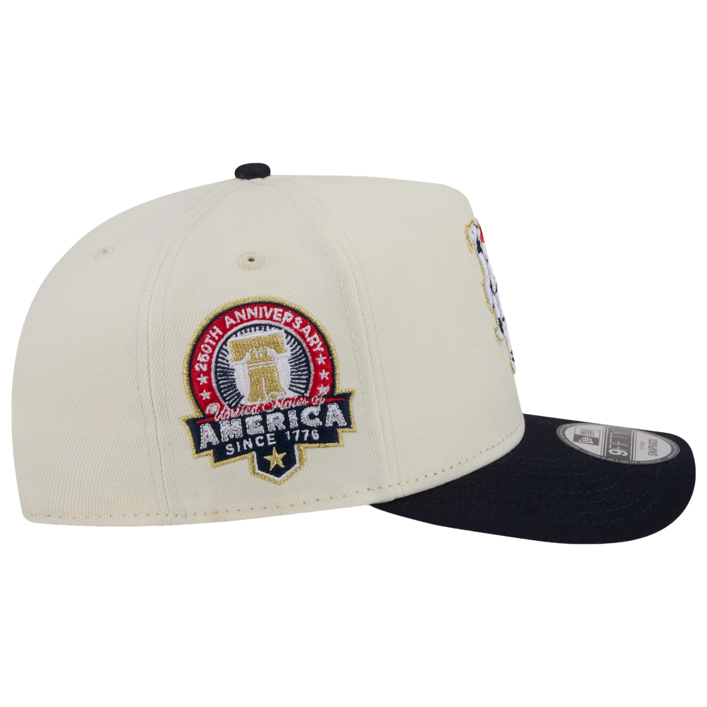New Era Mets AM 950 A Frame Cap - Men's - White/Navy/Red