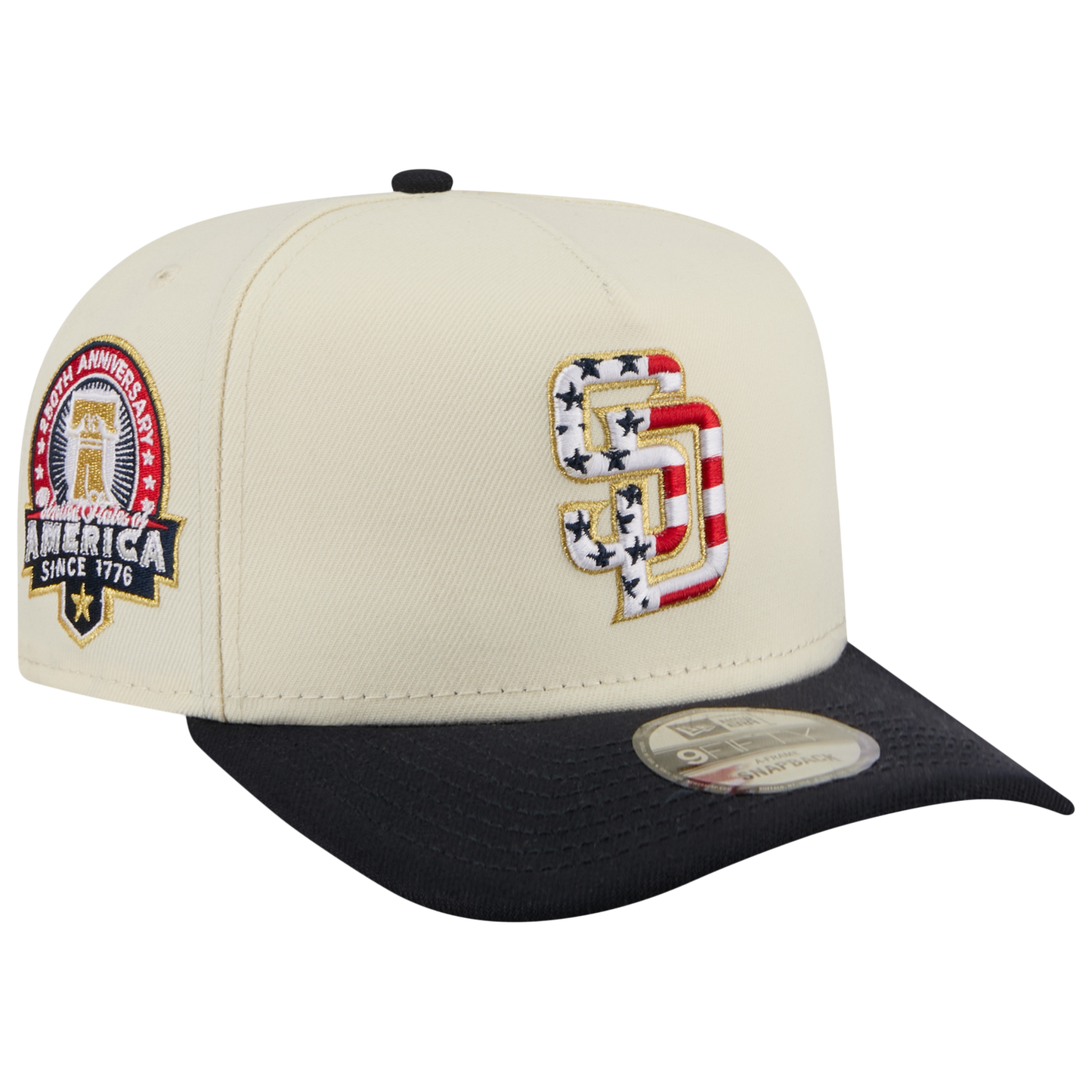 New Era Padres AM 950 A Frame Cap - Men's - White/Navy/Red