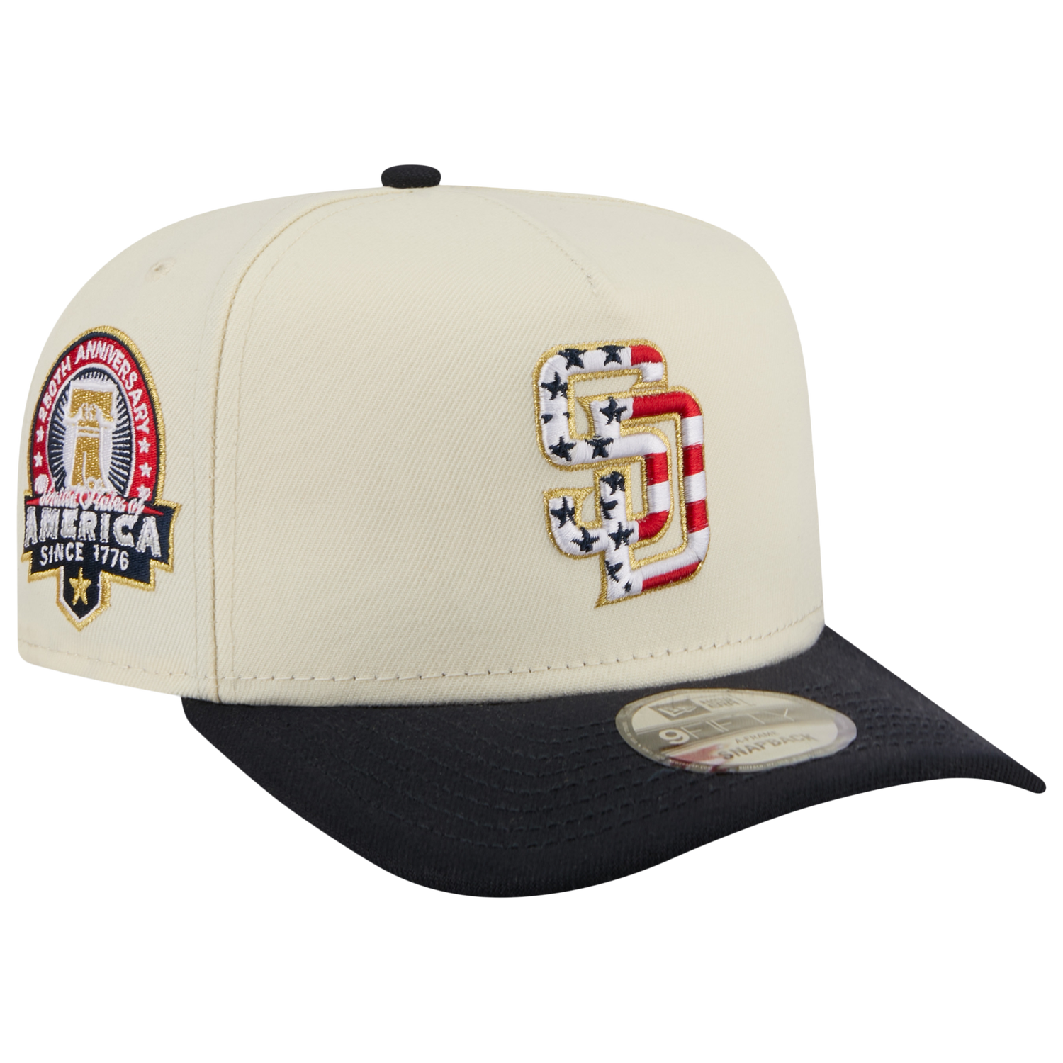 New Era Padres AM 950 A Frame Cap - Men's - White/Navy/Red