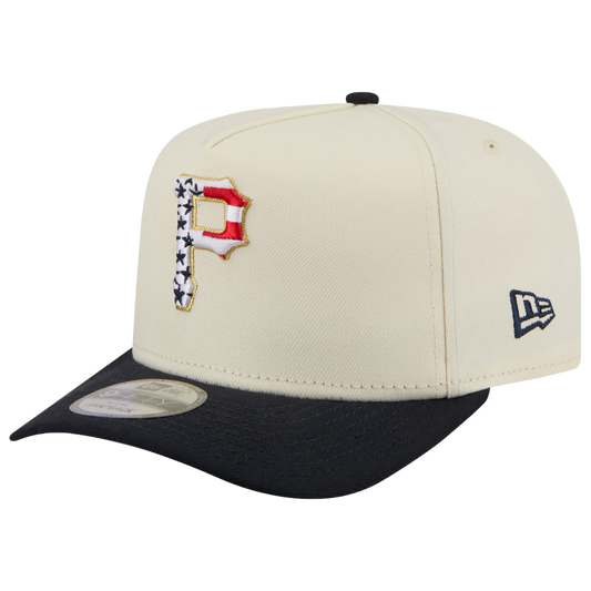 New Era Pirates AM 950 A Frame Cap - Men's - White/Red/Navy