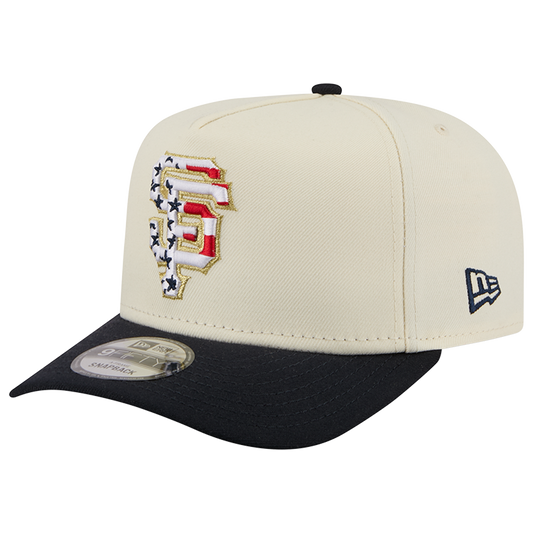 New Era Giants AM 950 A Frame Cap - Men's - Navy/White/Red