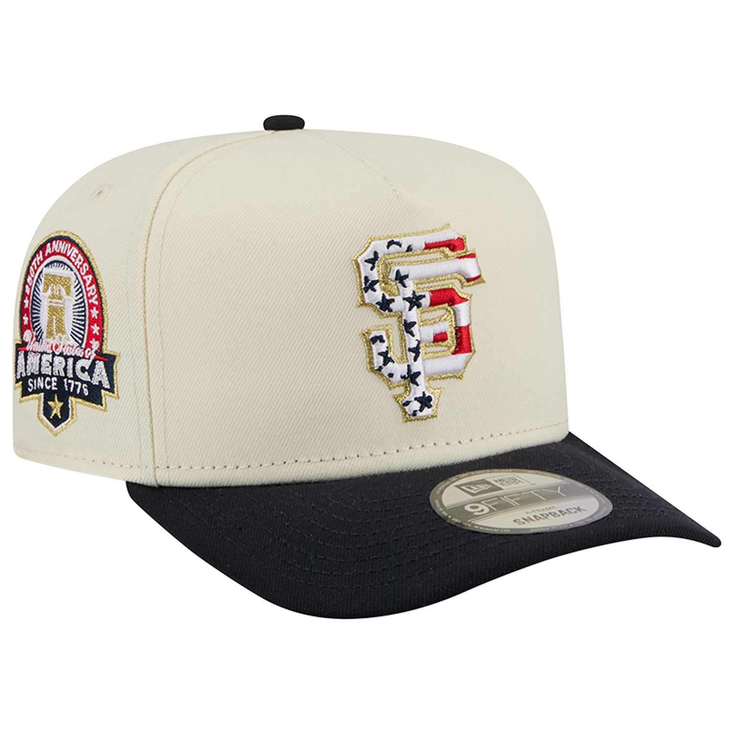 New Era Giants AM 950 A Frame Cap - Men's - Navy/White/Red