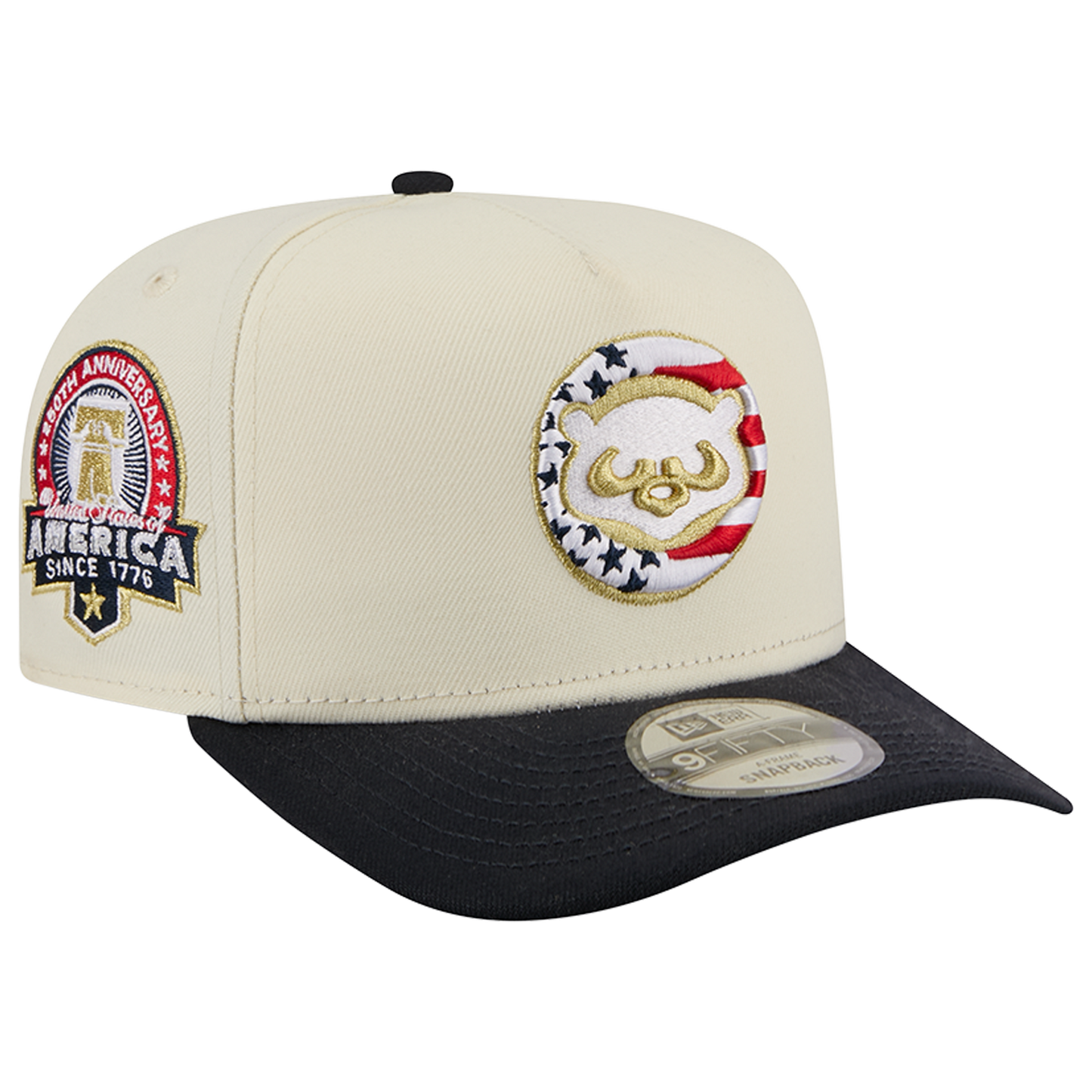 New Era Cubs AM 9FIFTY A-Frame Cap - Men's - Navy/White/Red