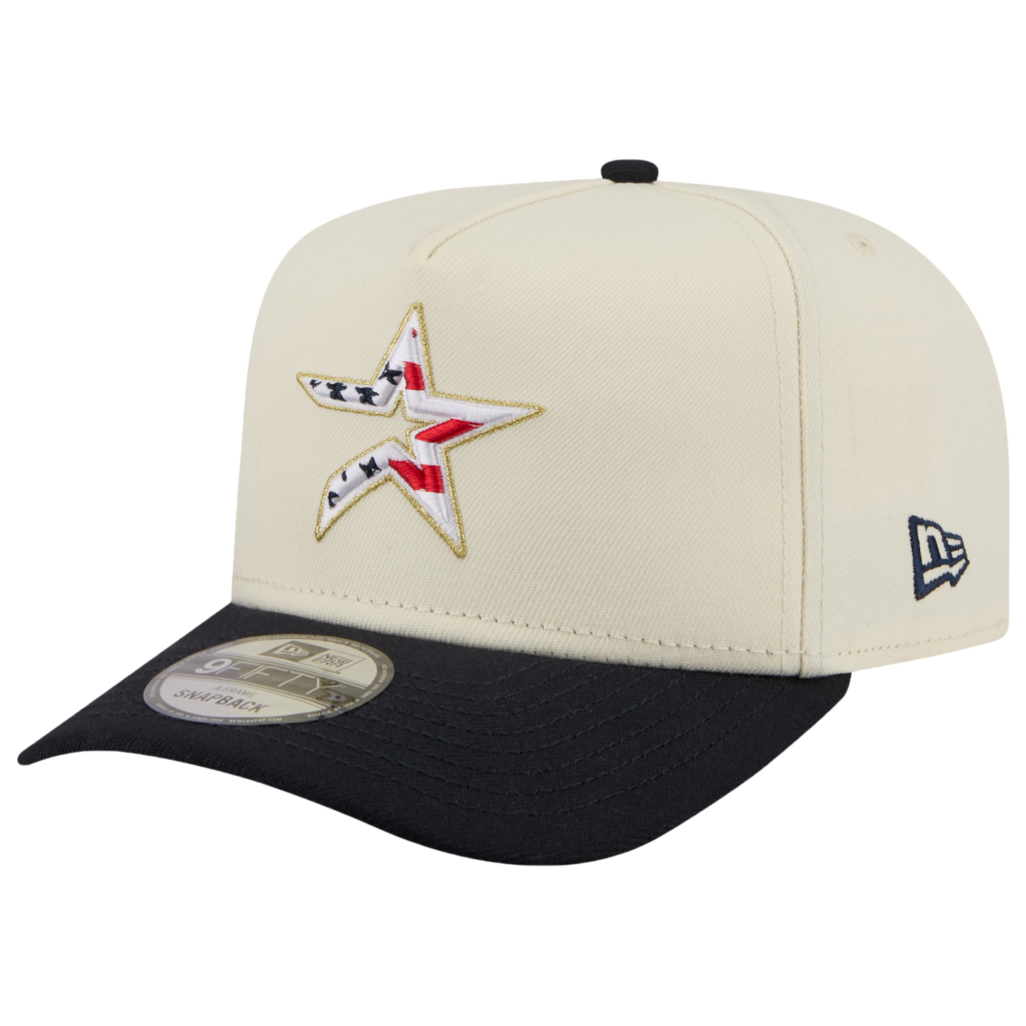 New Era Astros AM 950 A Frame Cap - Men's - White/Navy/Red
