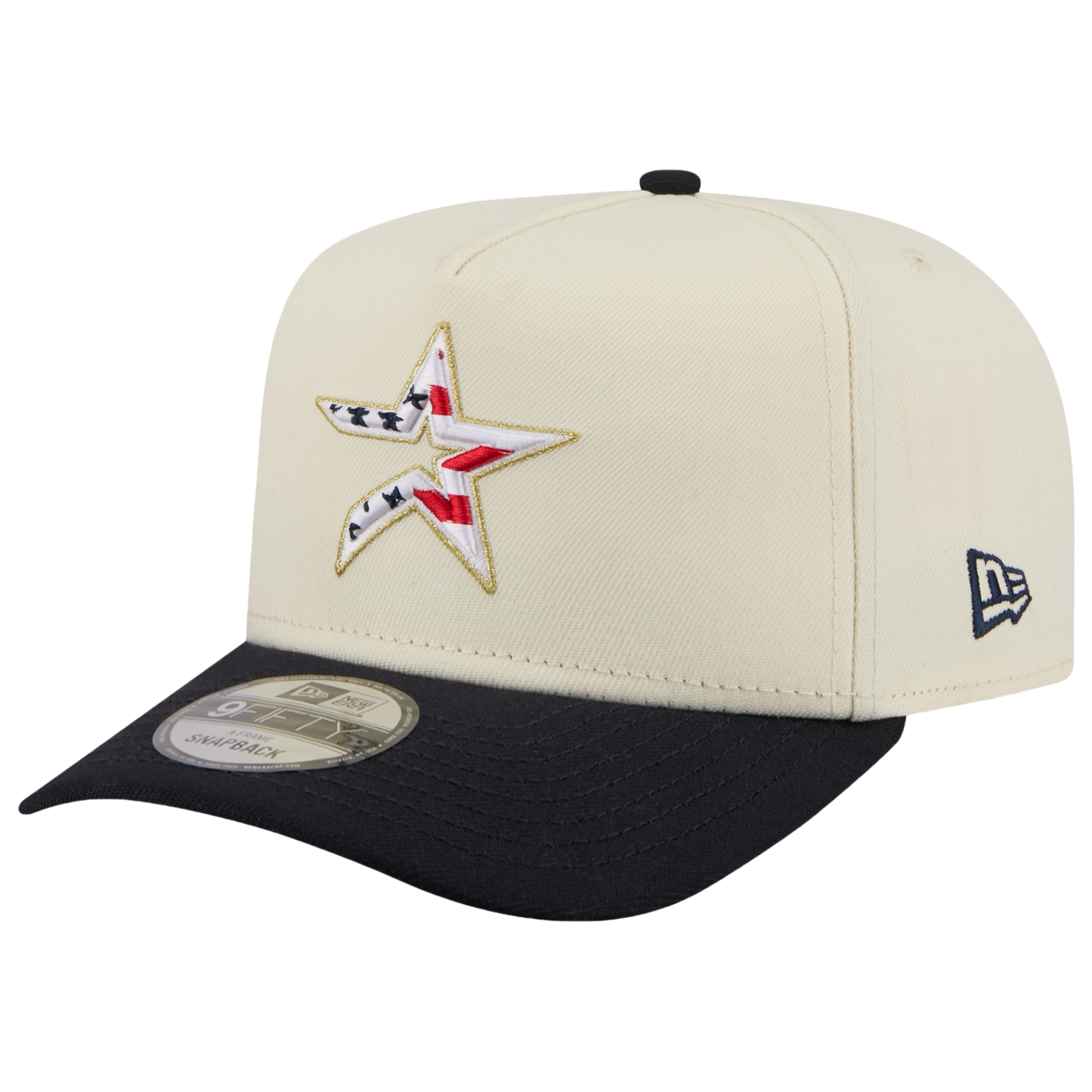 New Era Astros AM 950 A Frame Cap - Men's - White/Navy/Red