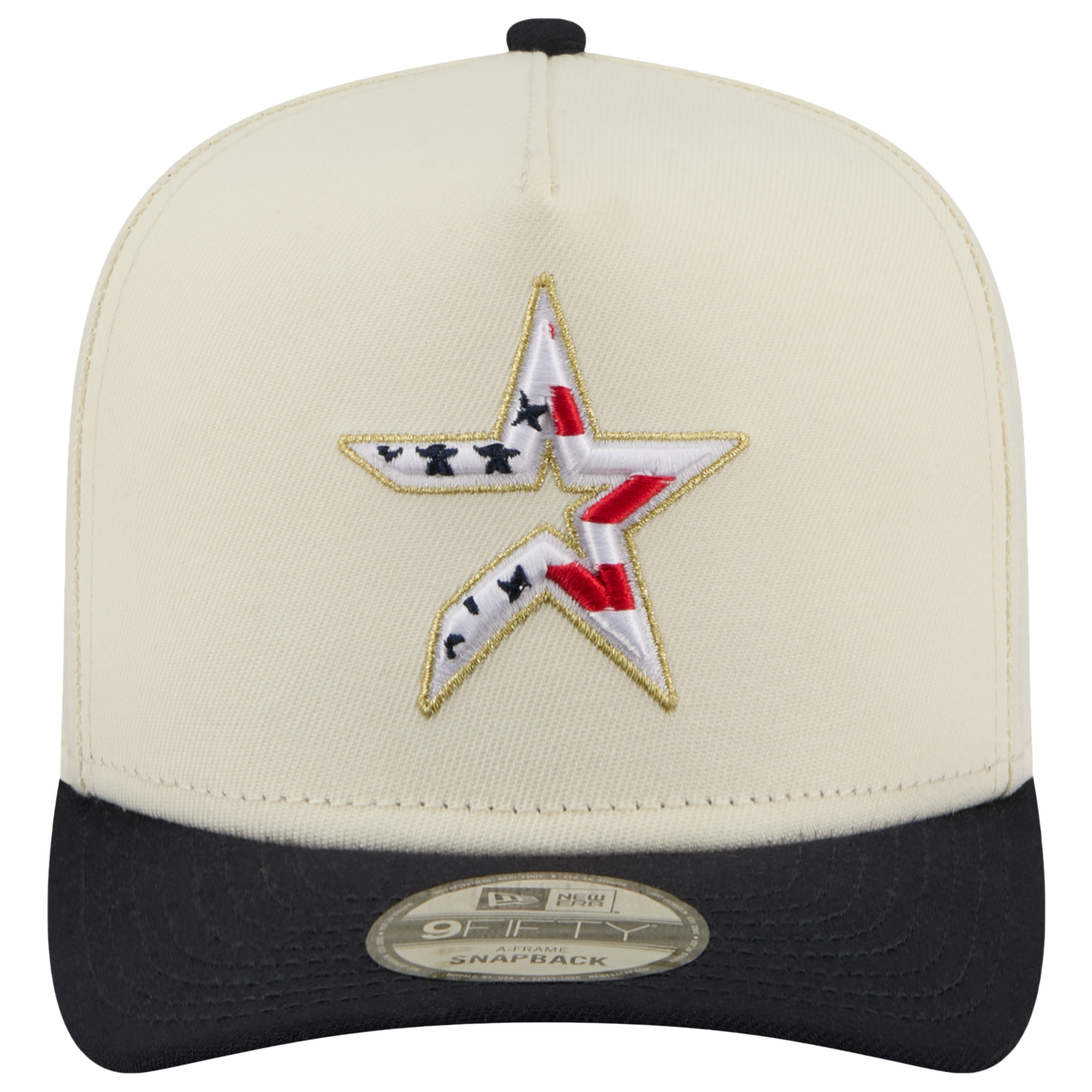 New Era Astros AM 950 A Frame Cap - Men's - White/Navy/Red