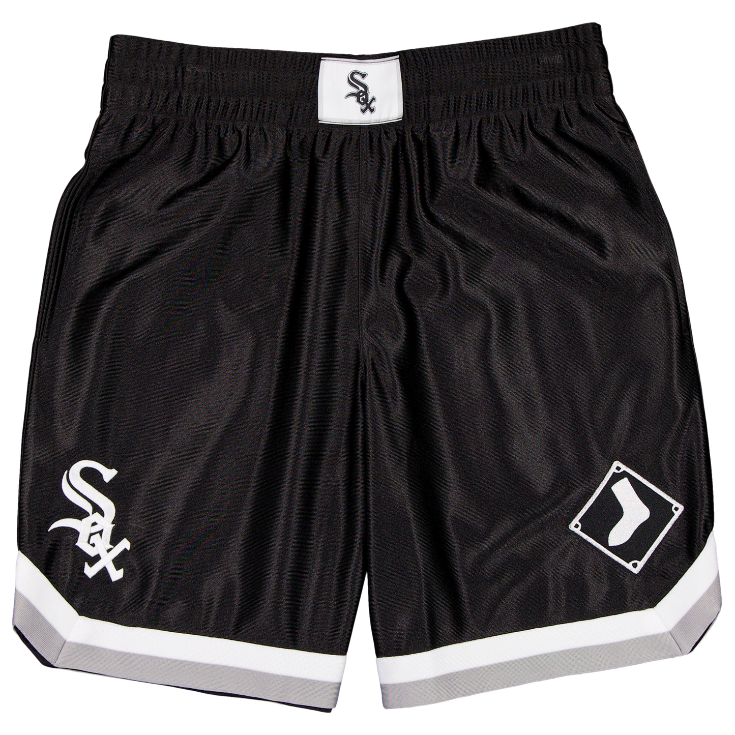 New Era White Sox SPTCLAS Shorts - Men's - Black/White/Gray