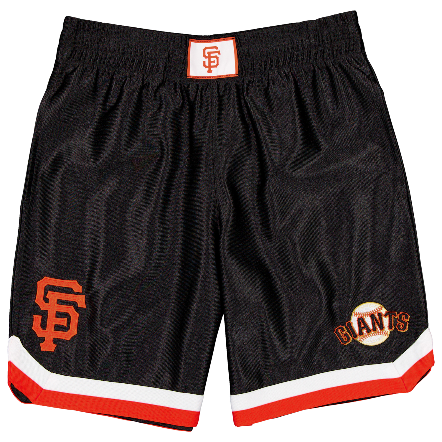 New Era Giants SPTCLAS Shorts - Men's - Black/White/Orange