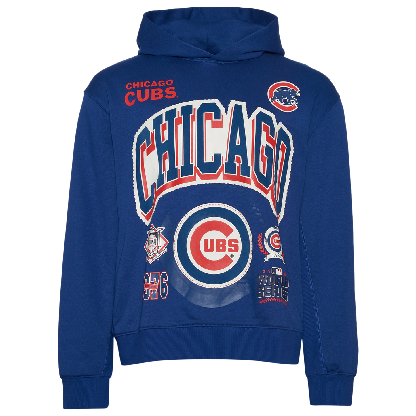 New Era Chicago Cubs Pullover Hoodie - Men's - Blue