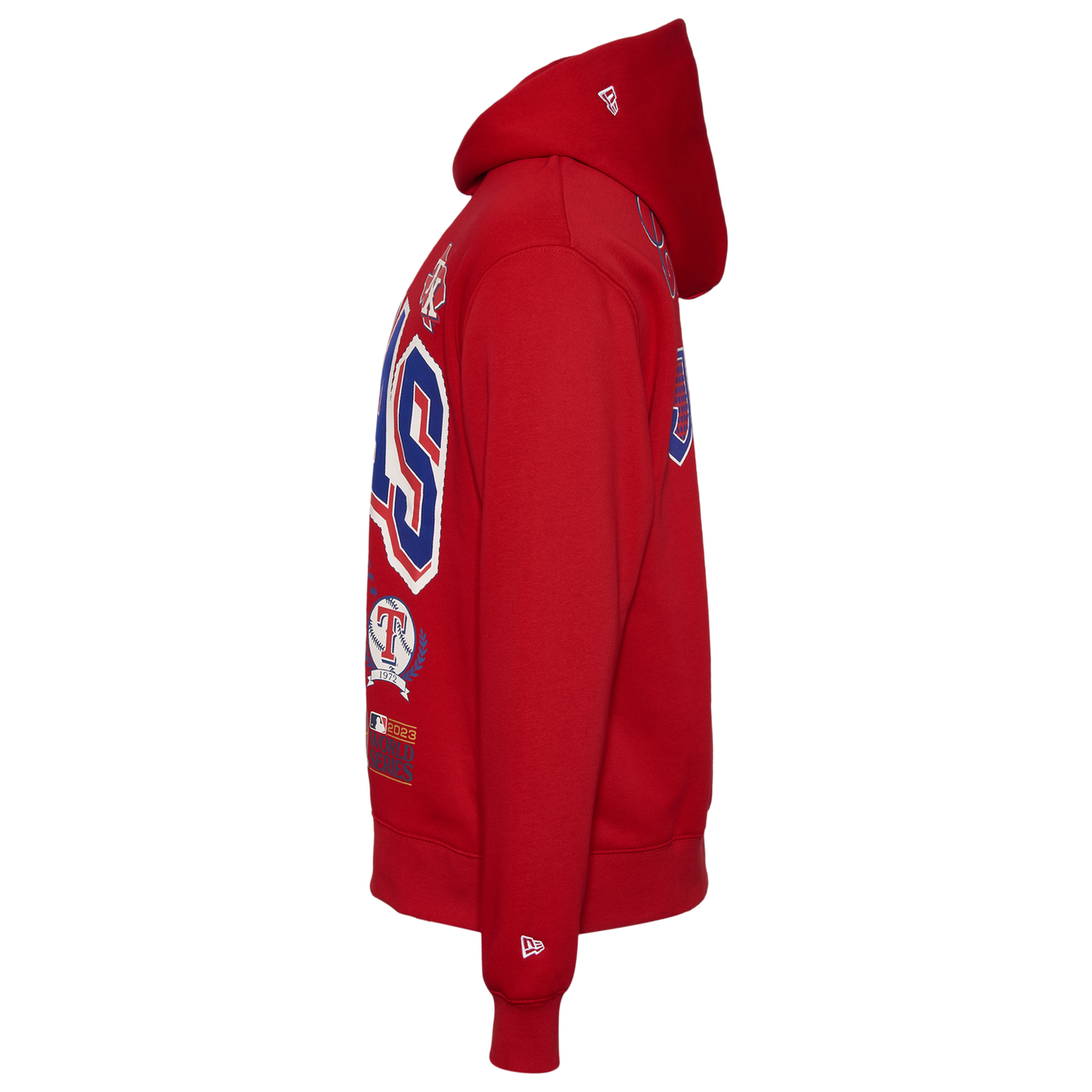 New Era Texas Rangers Pullover Hoodie - Men's - Red