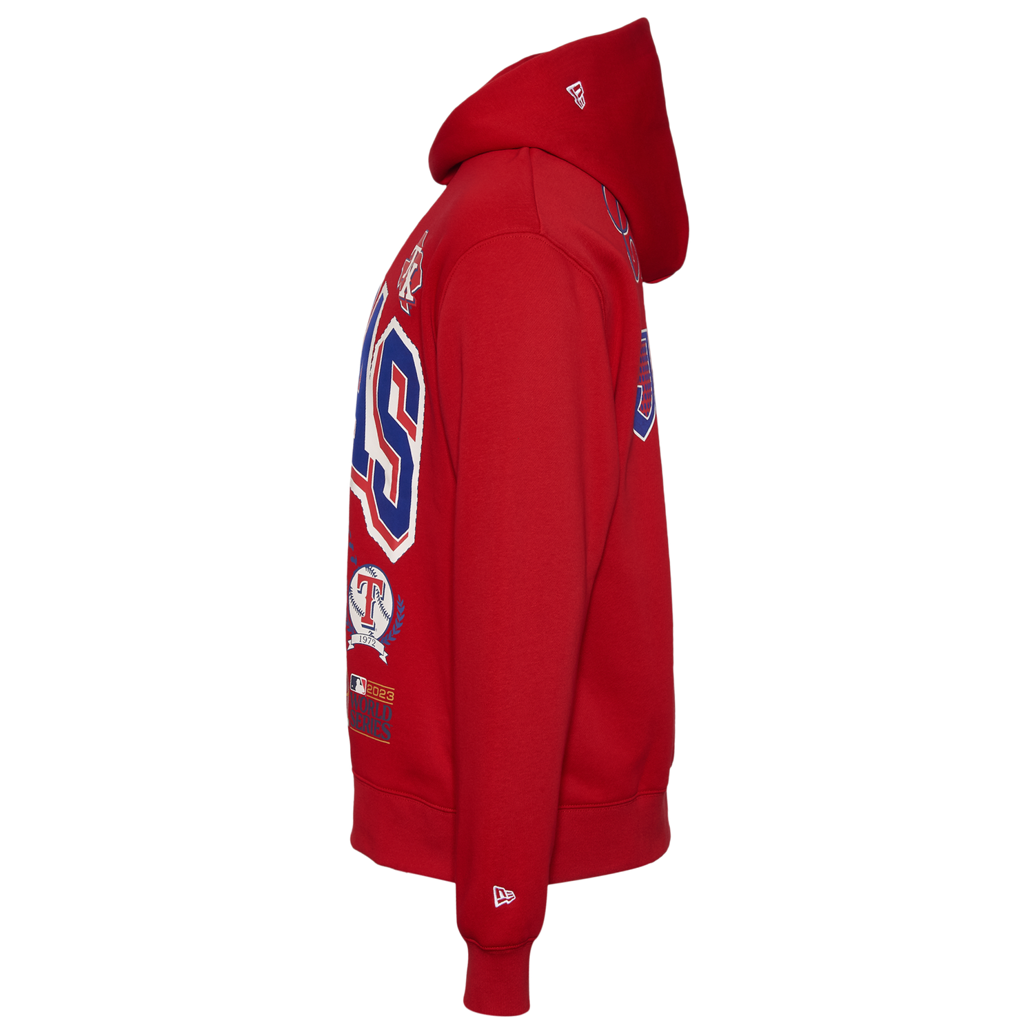 New Era Texas Rangers Pullover Hoodie - Men's - Red