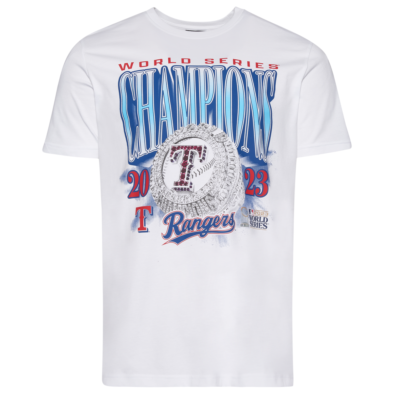 New Era Texas Rangers Short Sleeve T-shirt - Men's - White