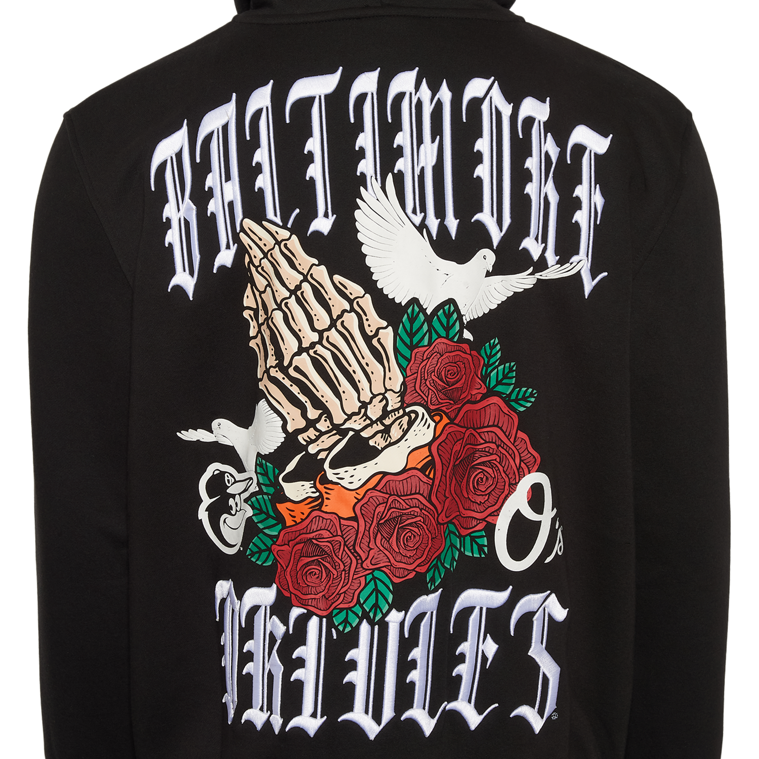 New Era Baltimore Orioles Full-Zip - Men's - Black