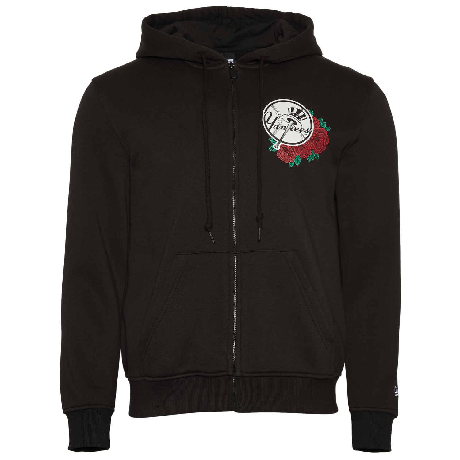 New Era NY Yankees Full Zip - Men's - Black