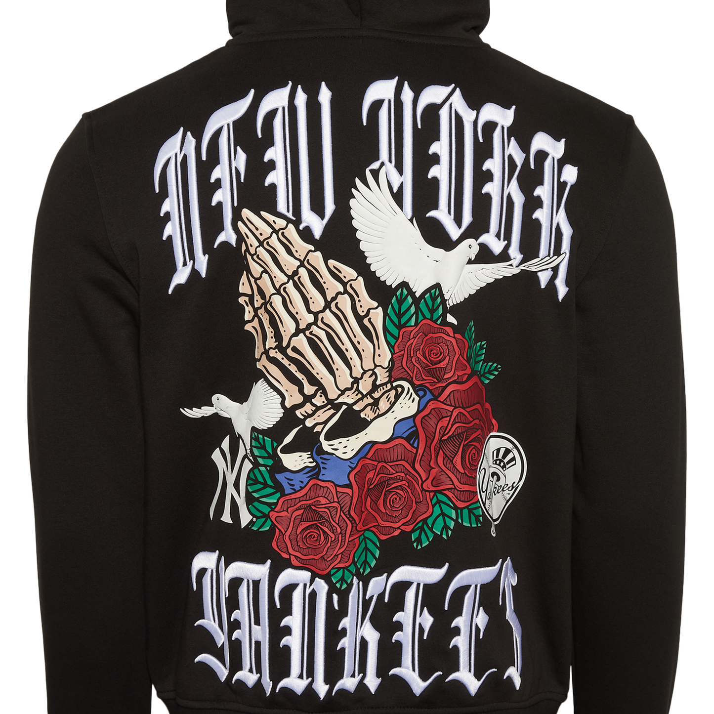 New Era NY Yankees Full Zip - Men's - Black