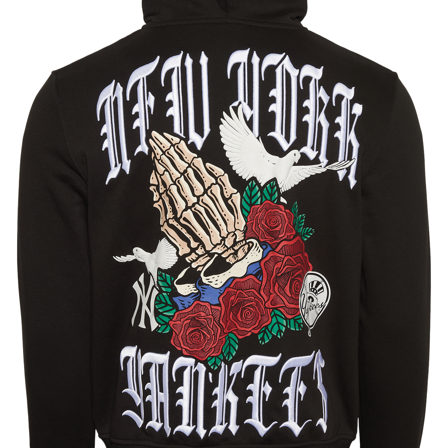New Era NY Yankees Full Zip - Men's - Black