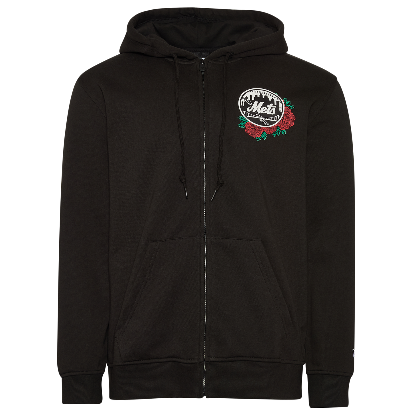 New Era NY Mets Full Zip - Men's - Black