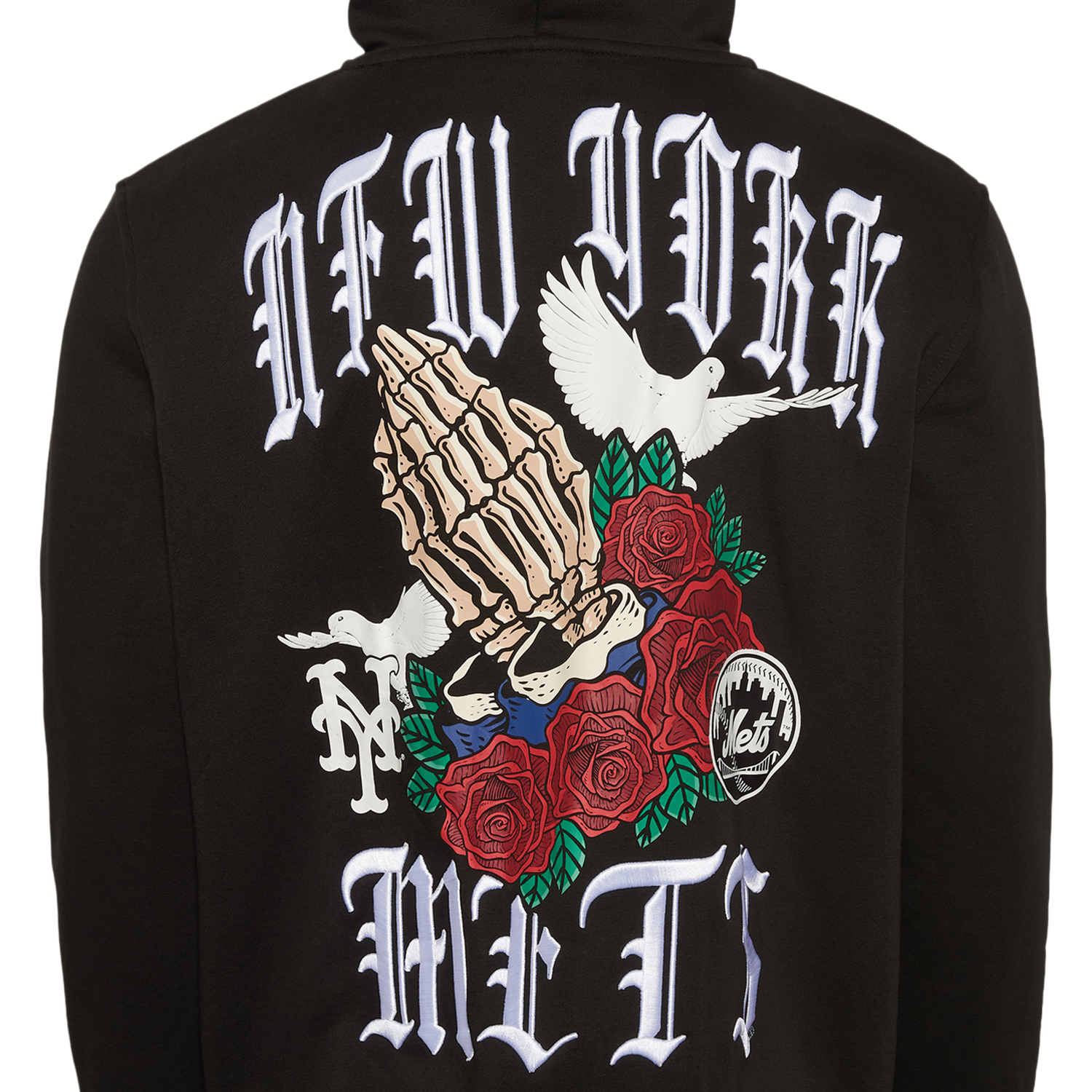 New Era NY Mets Full Zip - Men's - Black
