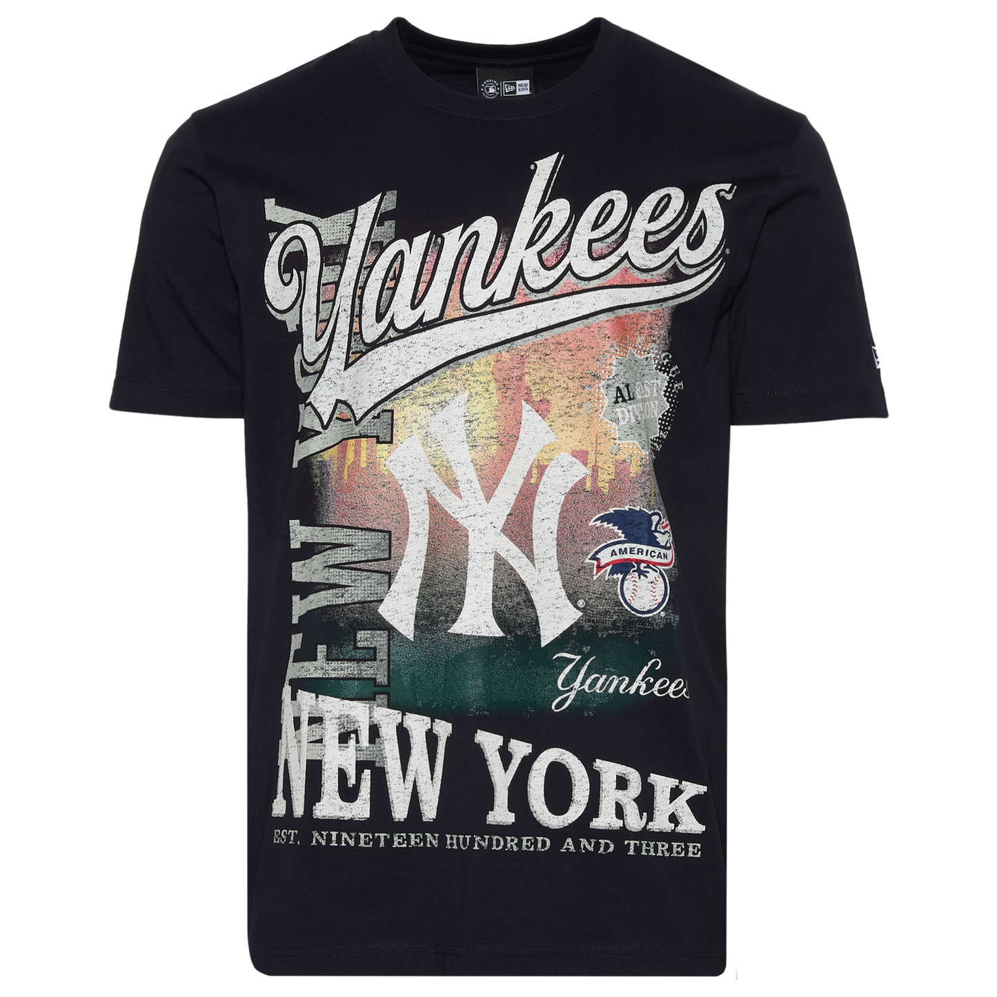 New Era NY Yankees Short Sleeve T-shirt - Men's - Navy