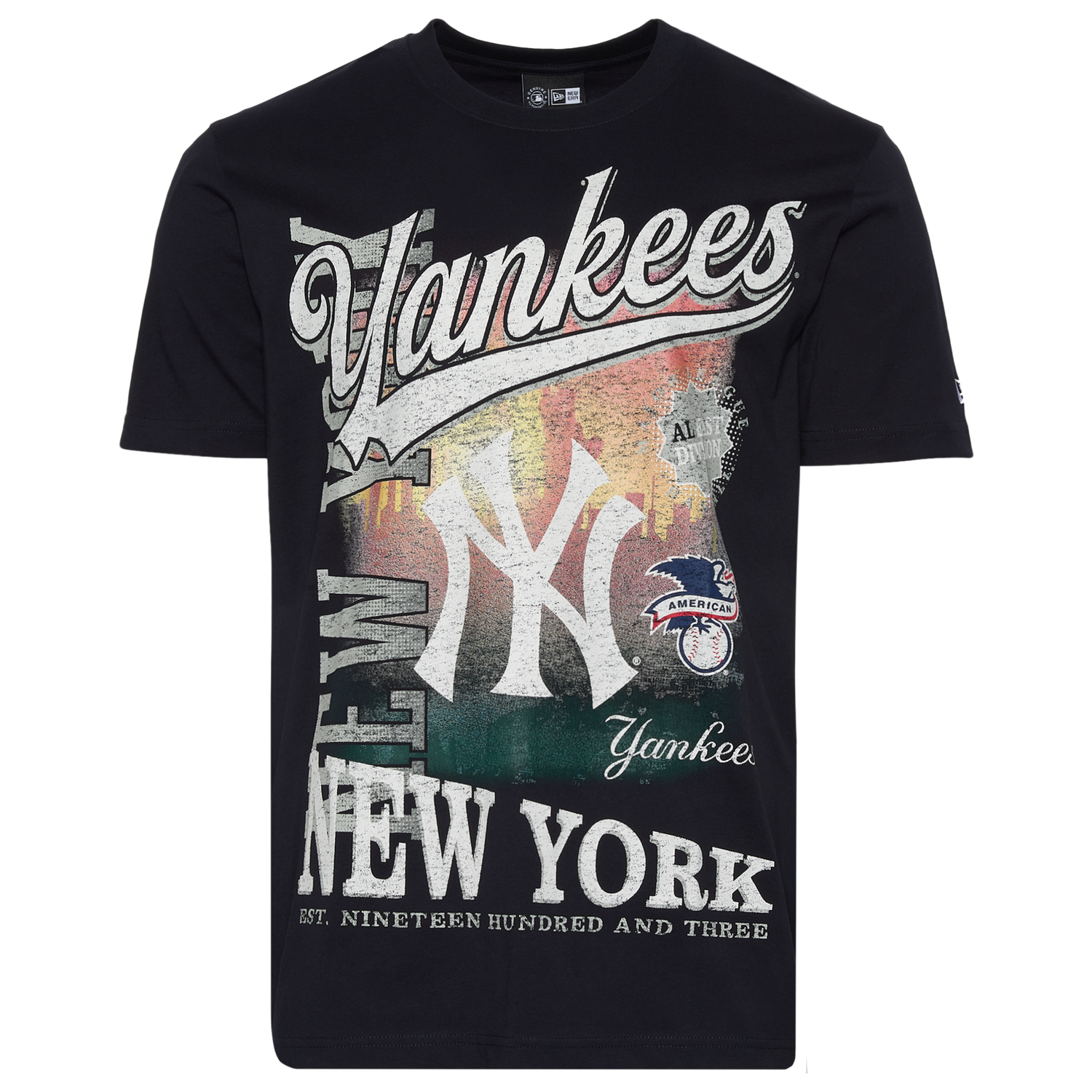 New Era NY Yankees Short Sleeve T-shirt - Men's - Navy