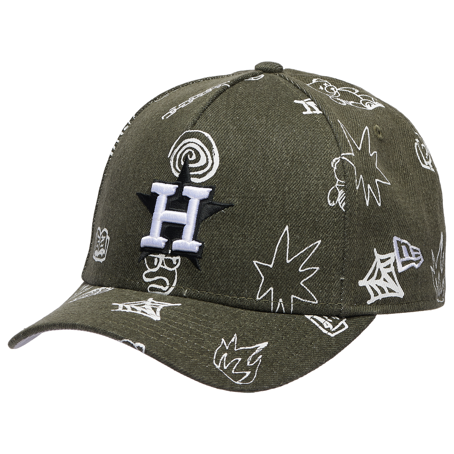 New Era 940MCAF  DL Houston Astros - Men's - Black/Multi
