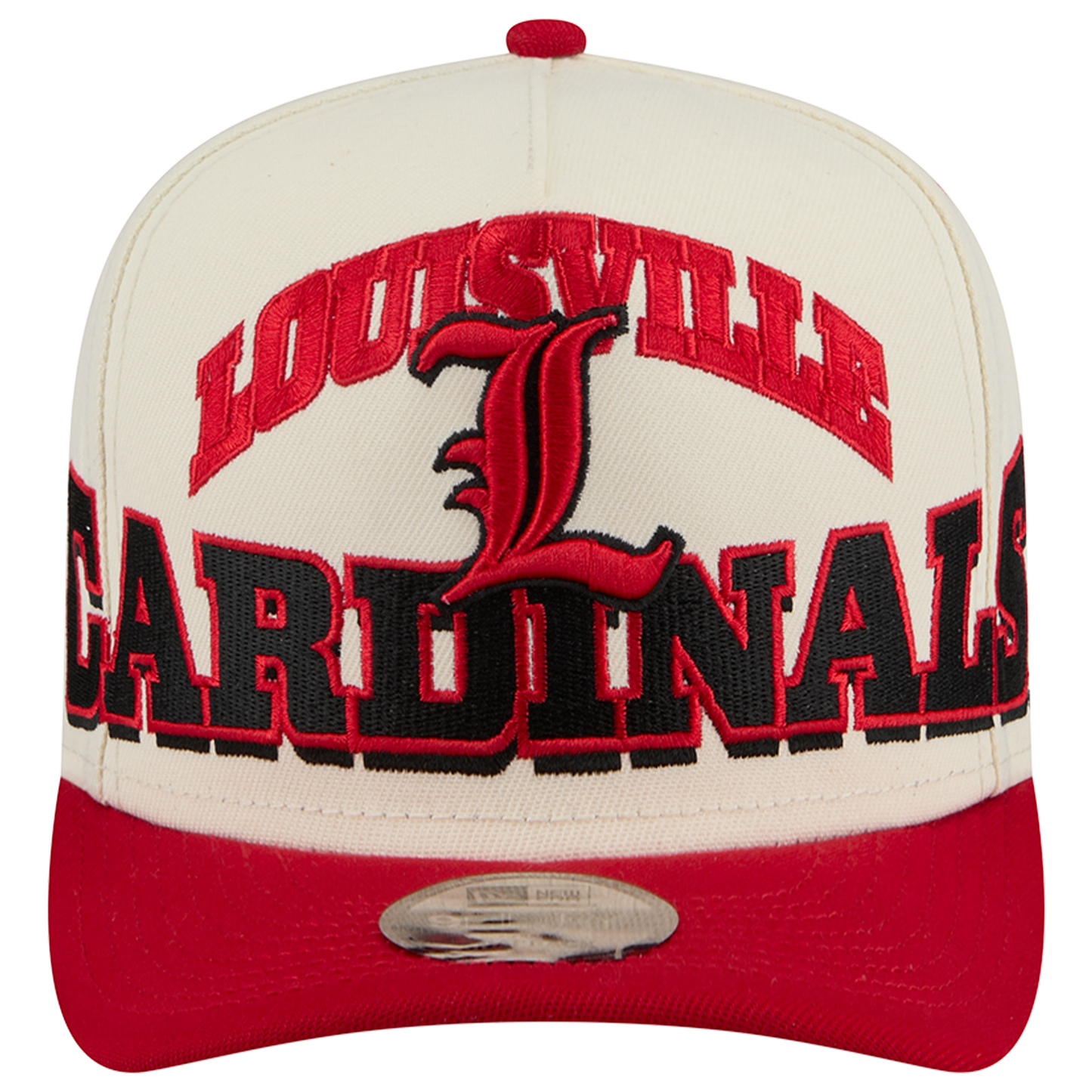 New Era Louisville March Madness 26 950 A Frame Cap - Men's - Tan/Red/Black